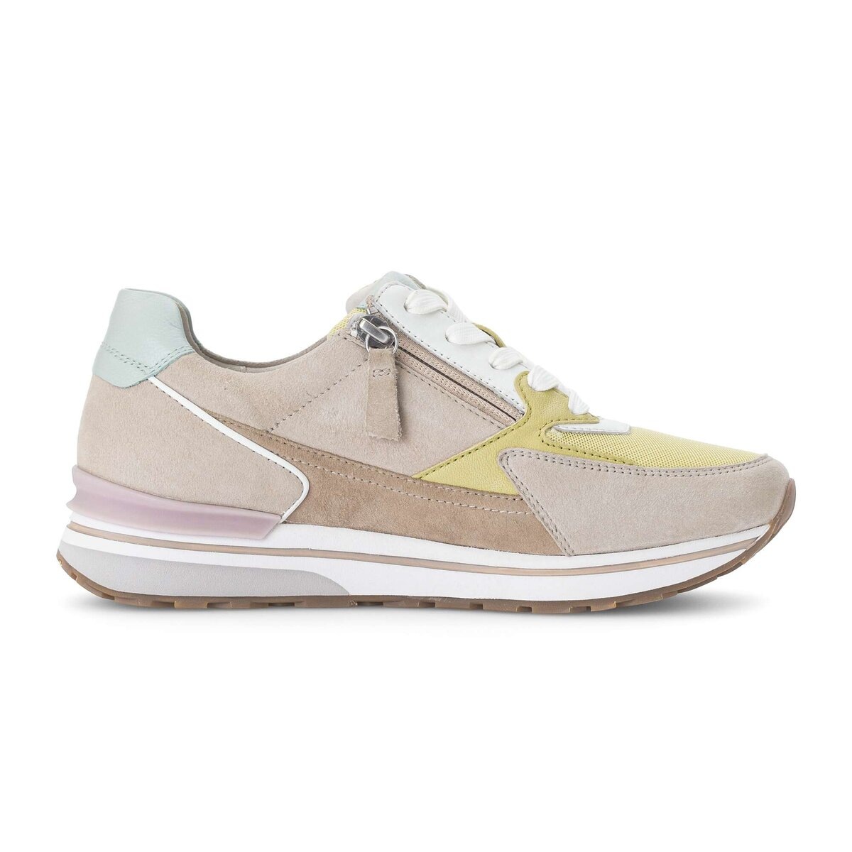 Gabor Sneaker »Sneaker low Materialmix Leder/Lederimitat«