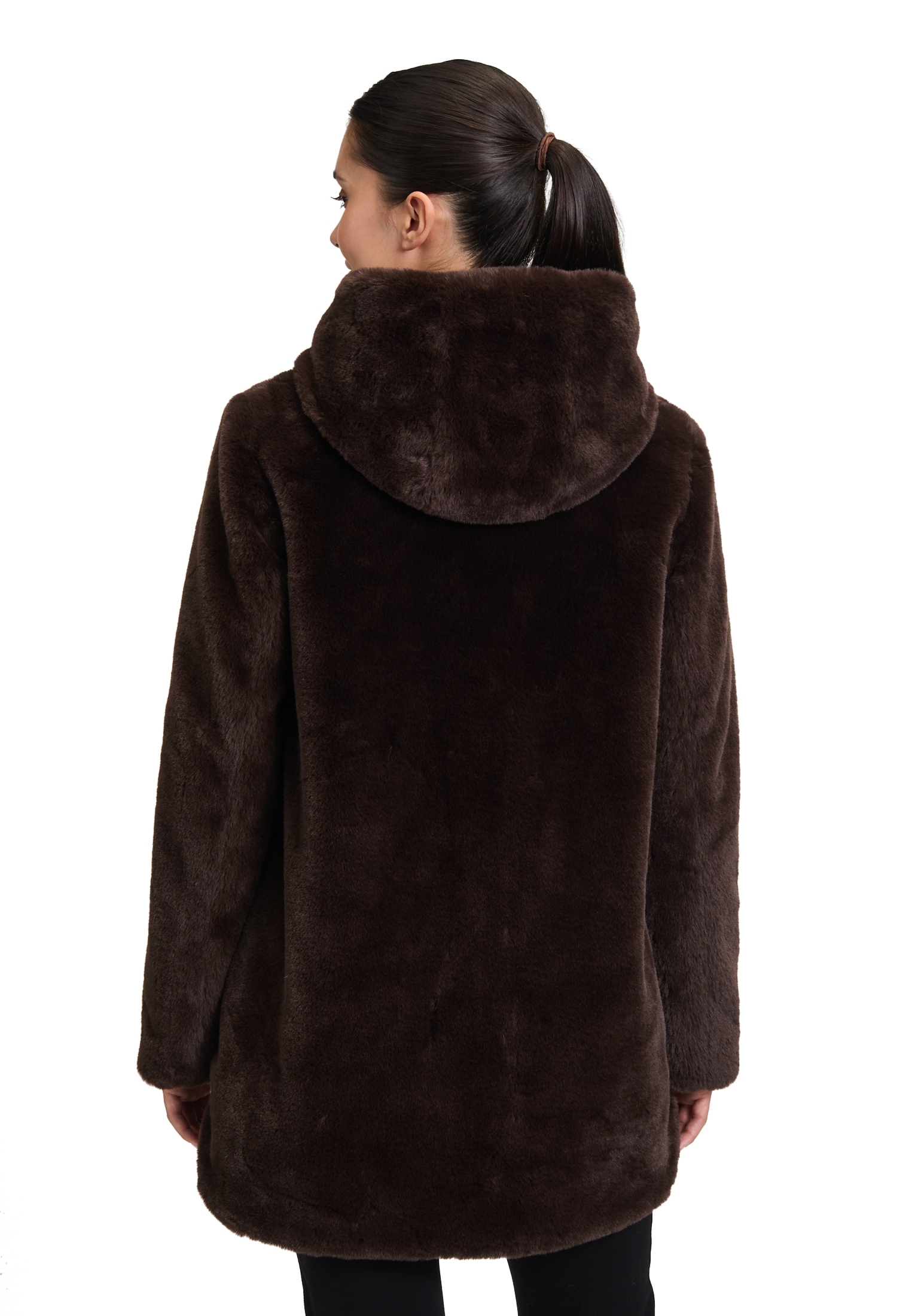 Betty Barclay Plüschjacke »Betty Barclay Damen Plüschjacke mit Kapuze«, mit Kapuze