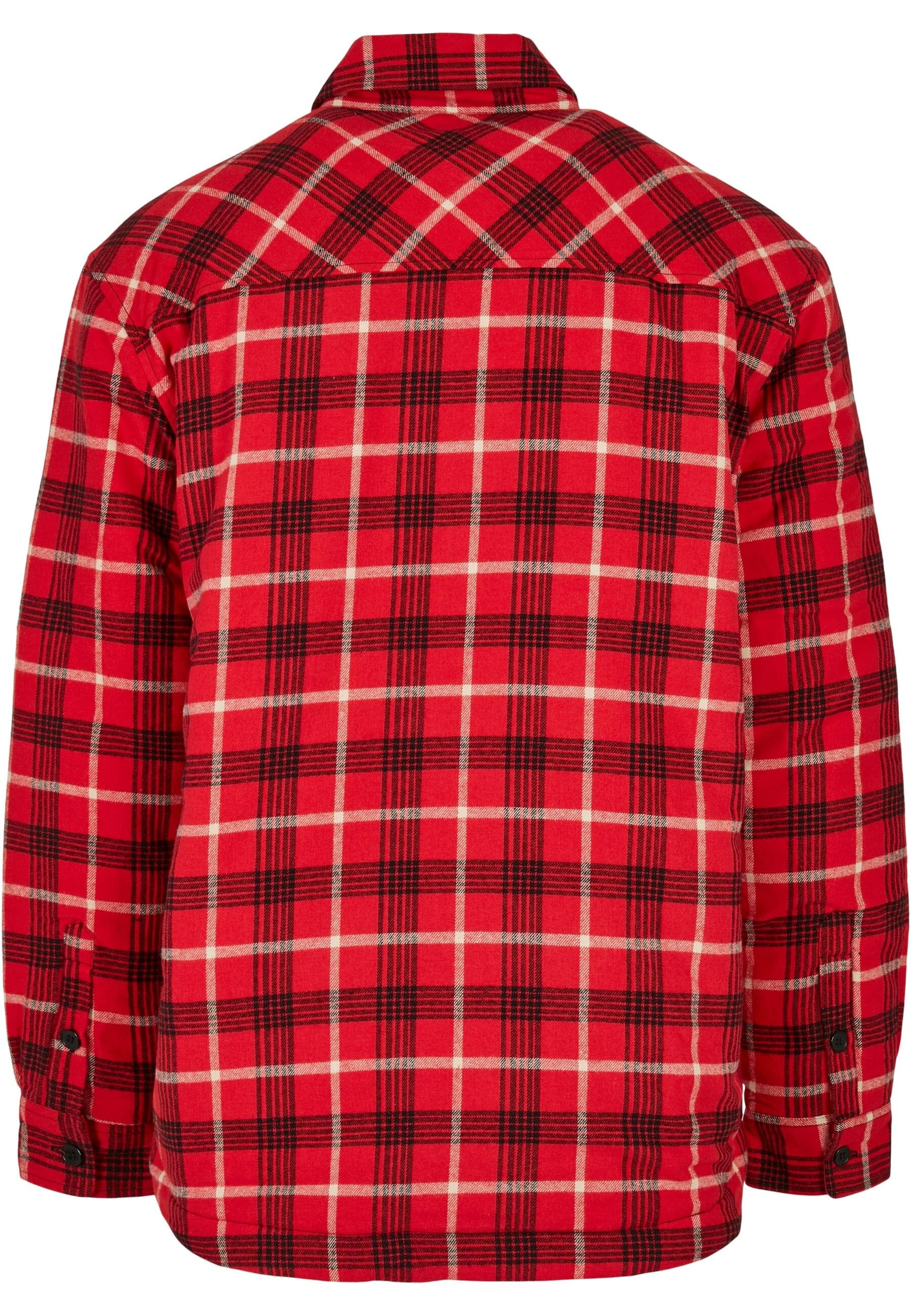 URBAN CLASSICS Anorak »Urban Classics Herren Plaid Quilted Shirt Jacket«, (1 St.), ohne Kapuze