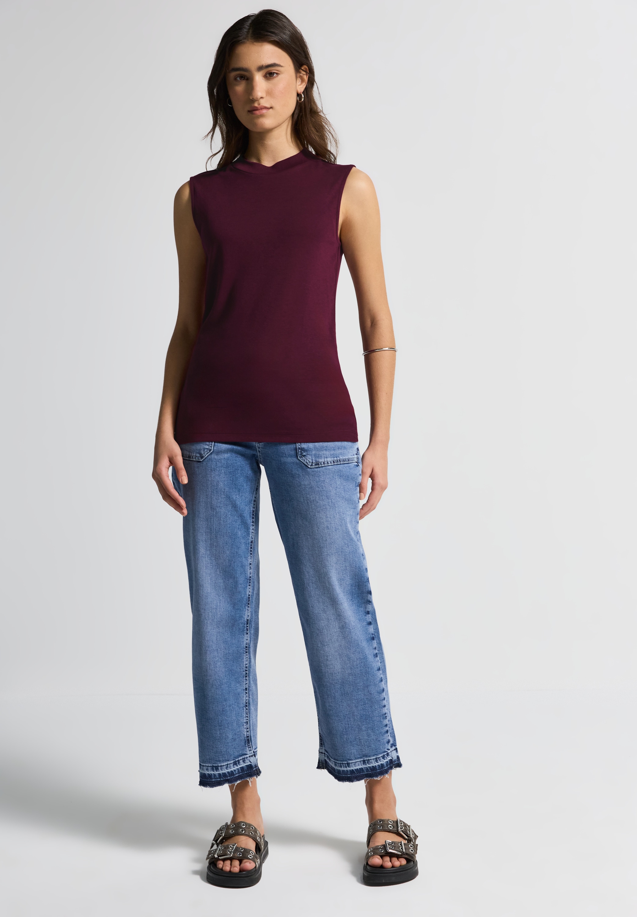 STREET ONE STUDIO T-Shirt, im soften Baumwoll-Mix