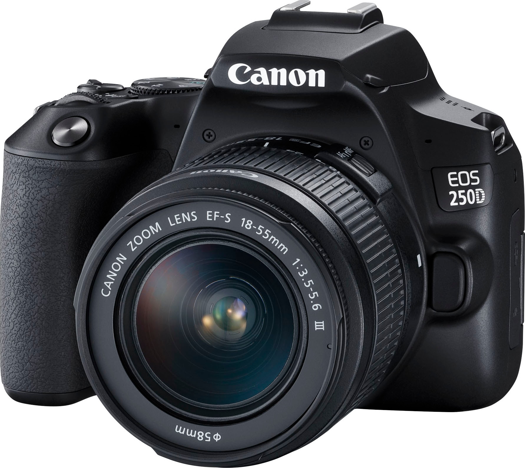 Canon Systemkamera »250D + III 24,1 Kit«, EF-S 18-55mm f/3.5-5.6 | III, f/3.5-5.6 SB130 BAUR Bluetooth-WLAN + 18-55mm MP, EF-S