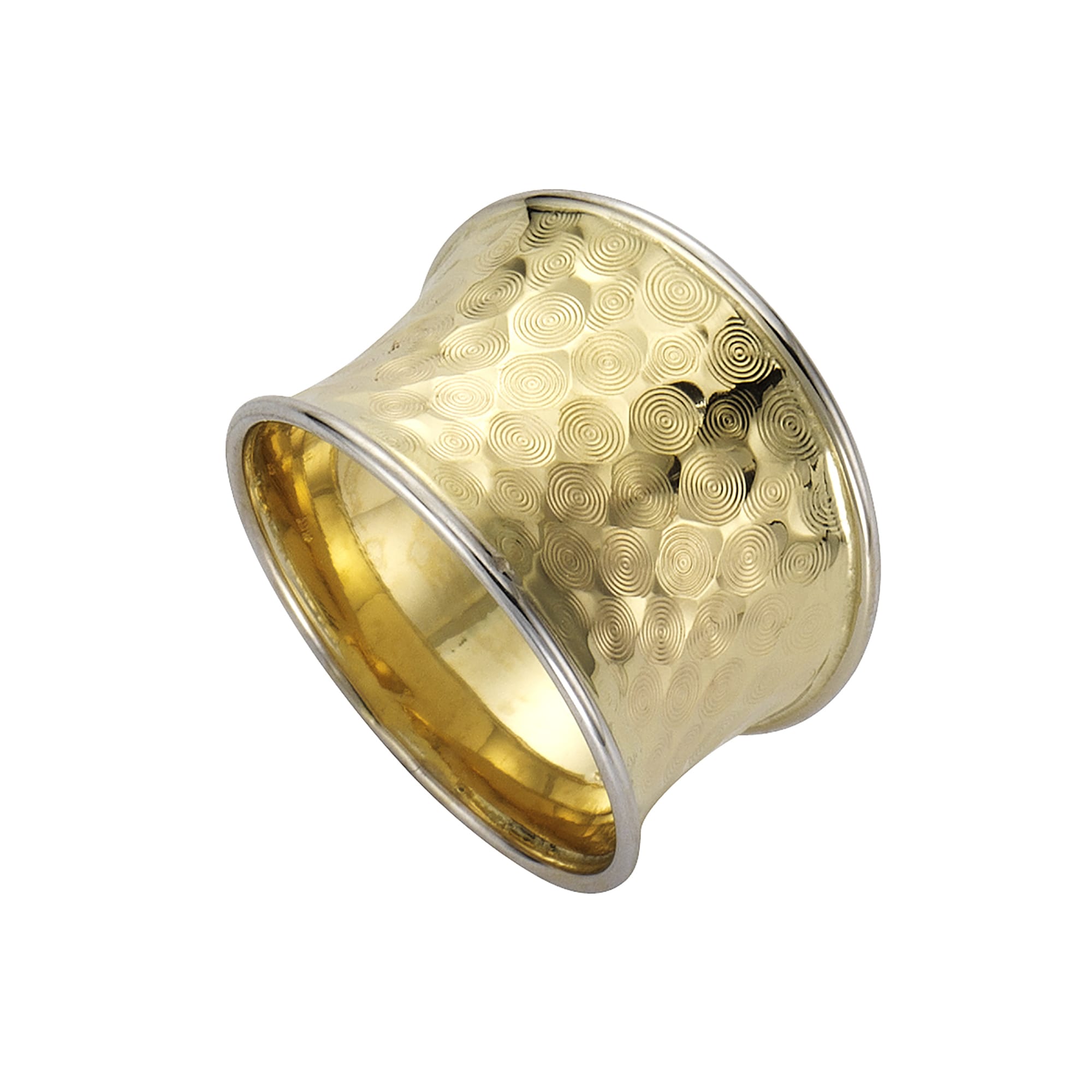 Fingerring »333 Gold zweifarbig diamantiert«