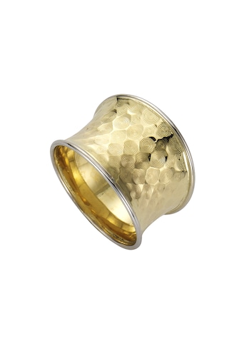 Fingerring »333 Gold zweifarbig diamantiert«