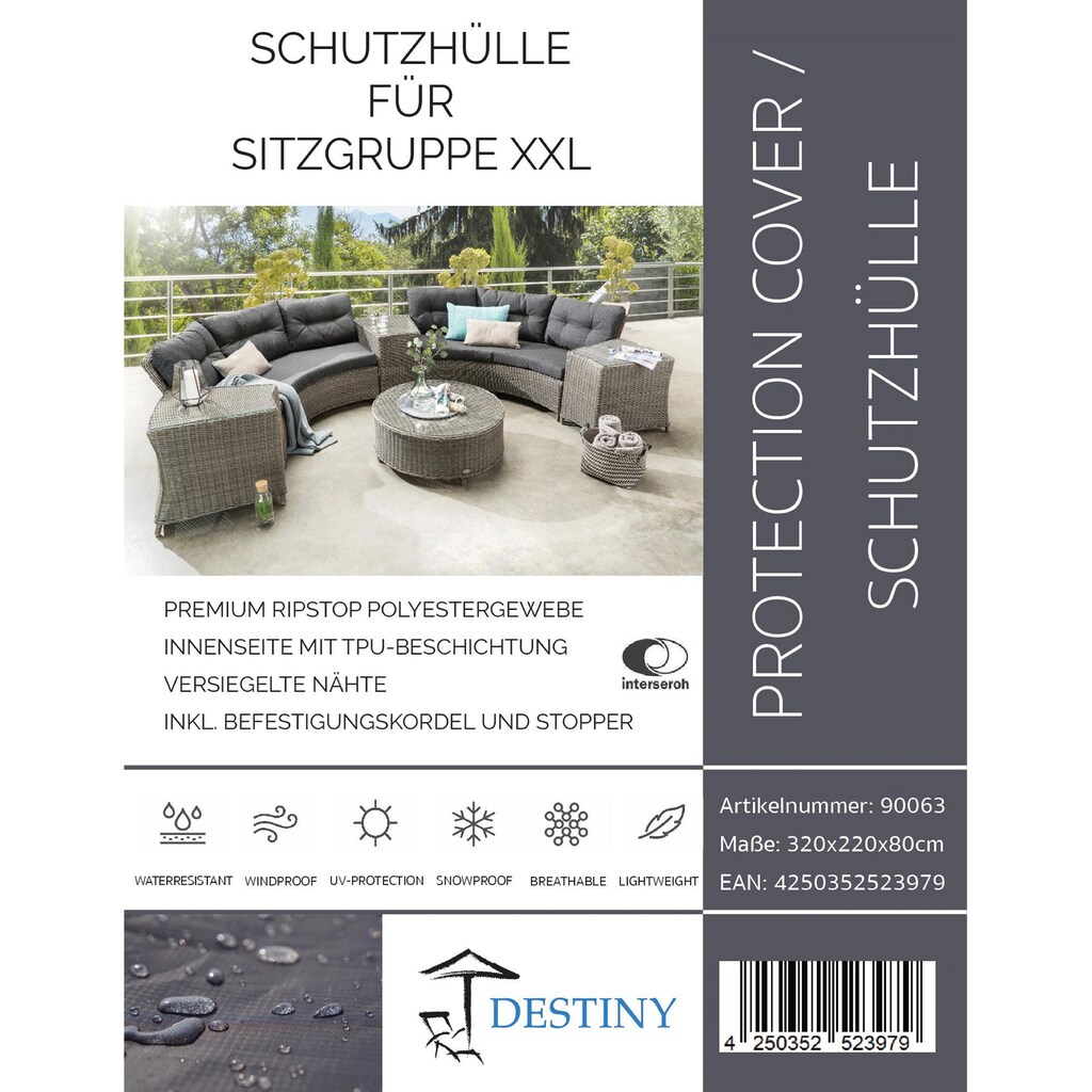 Destiny Gartenmöbel-Schutzhülle »SCHUTZHÜLLE«