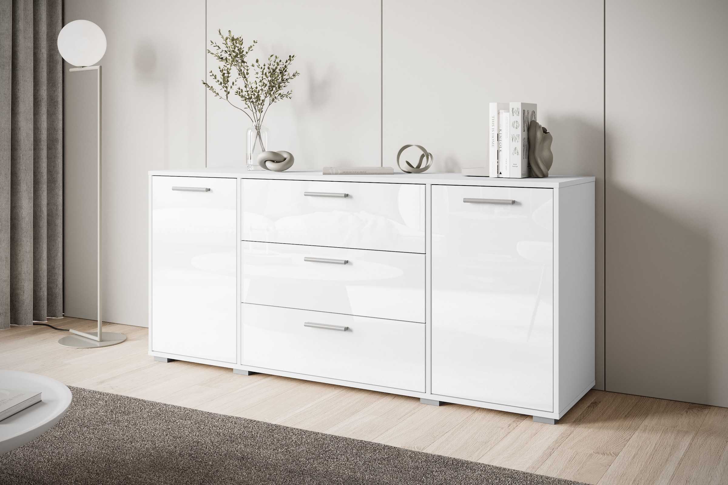 INOSIGN Sideboard "BOGOTA", moderne Kommode, Schubladenschrank mit verstell günstig online kaufen