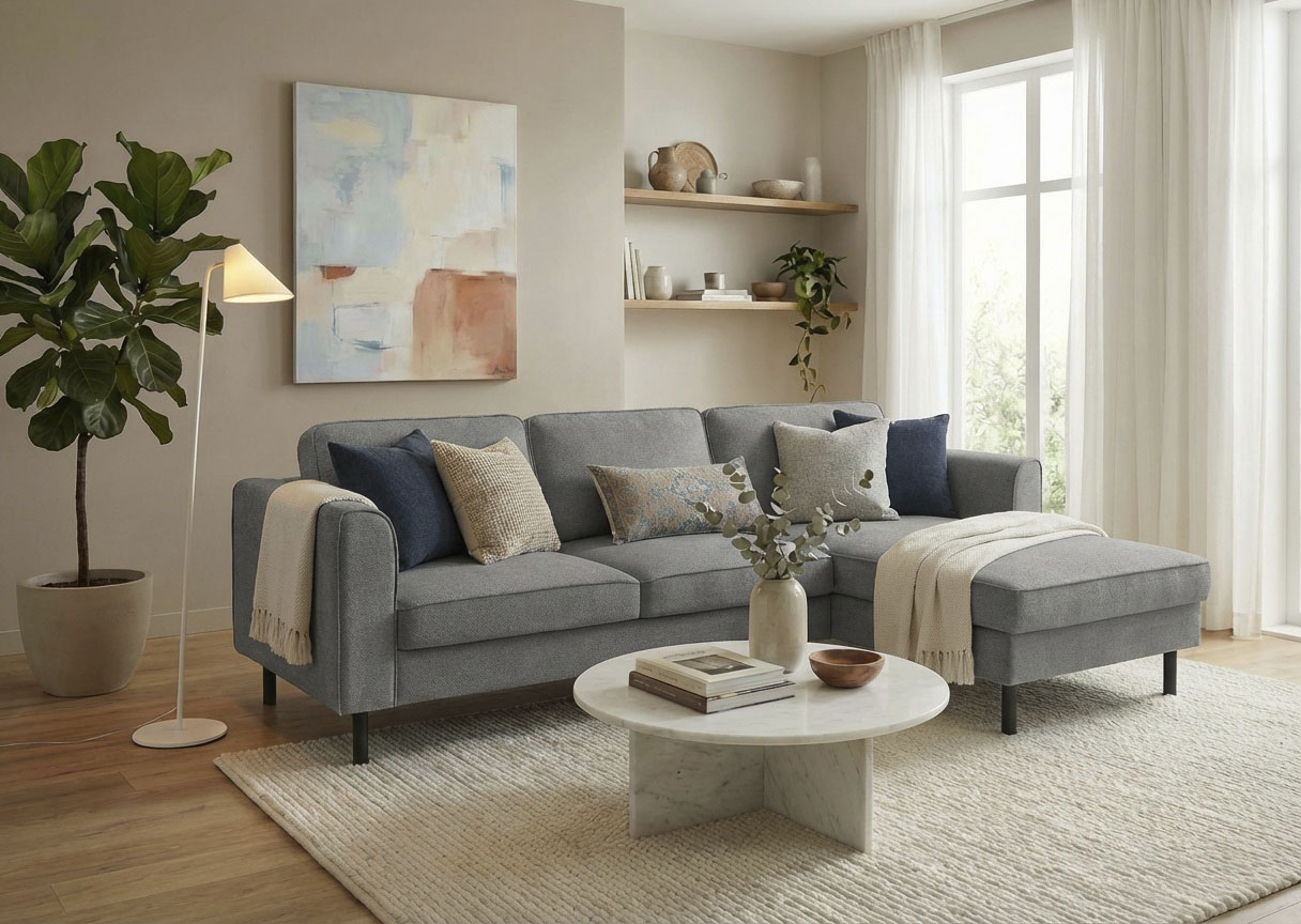 Home affaire Ecksofa "Booster II, whlw. mit Schlaffunktion & Bettkasten, Fuß schwarz" Recamiere beidseitig montierbar,L-Form, in Cord & Struktur LEO o. LINO
