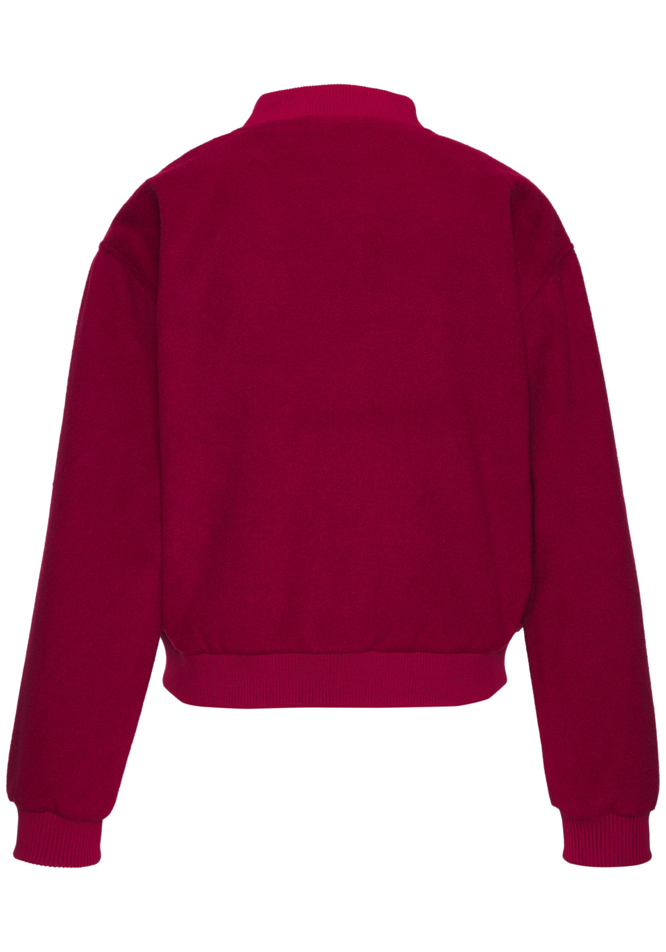 LASCANA Bomberjacke mit Rippbündchen, Pilotenjacke mit Druckknöpfen und Taschen