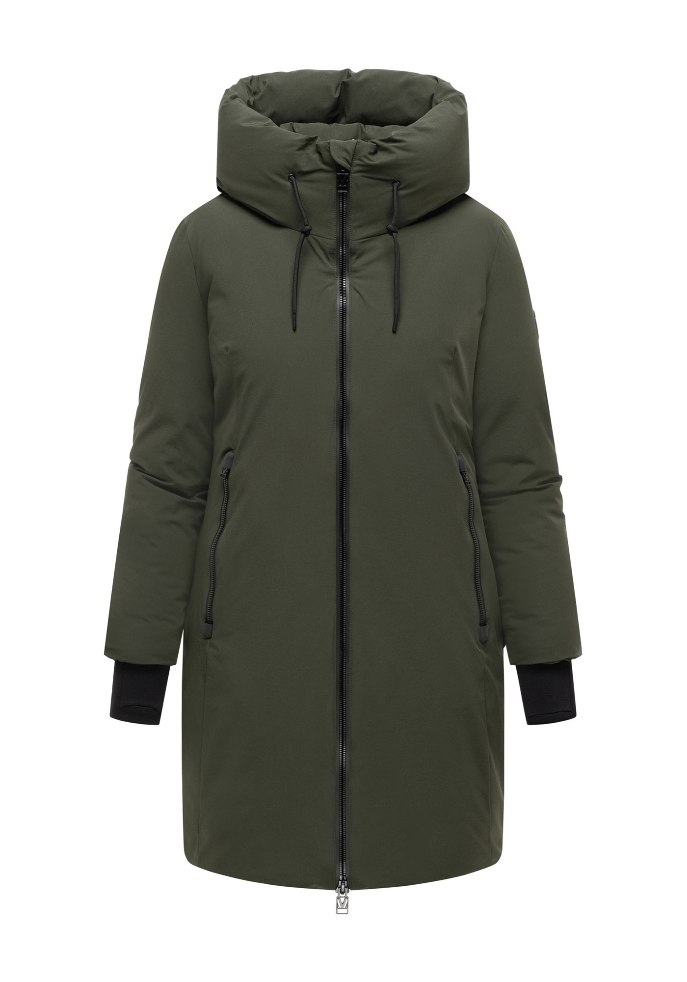 Marikoo Winterjacke »Polarhäschen« mit Kapuze Wintermantel mit Kapuze, Stehkragen, taillierte Rückenpartie