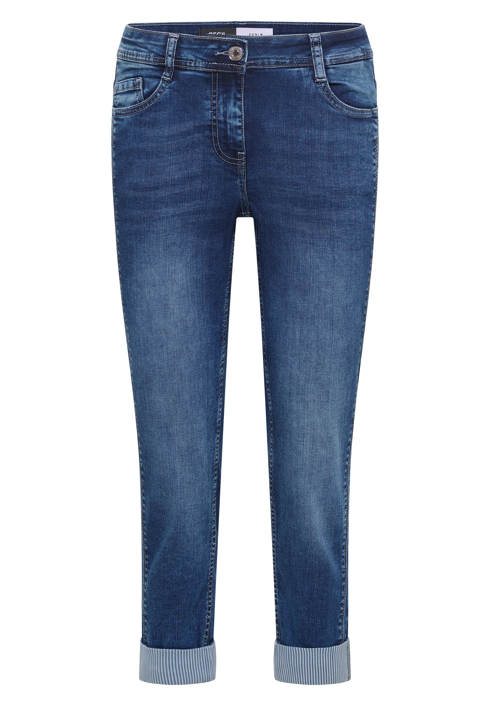 Cecil Comfort-fit-Jeans Middle Waist