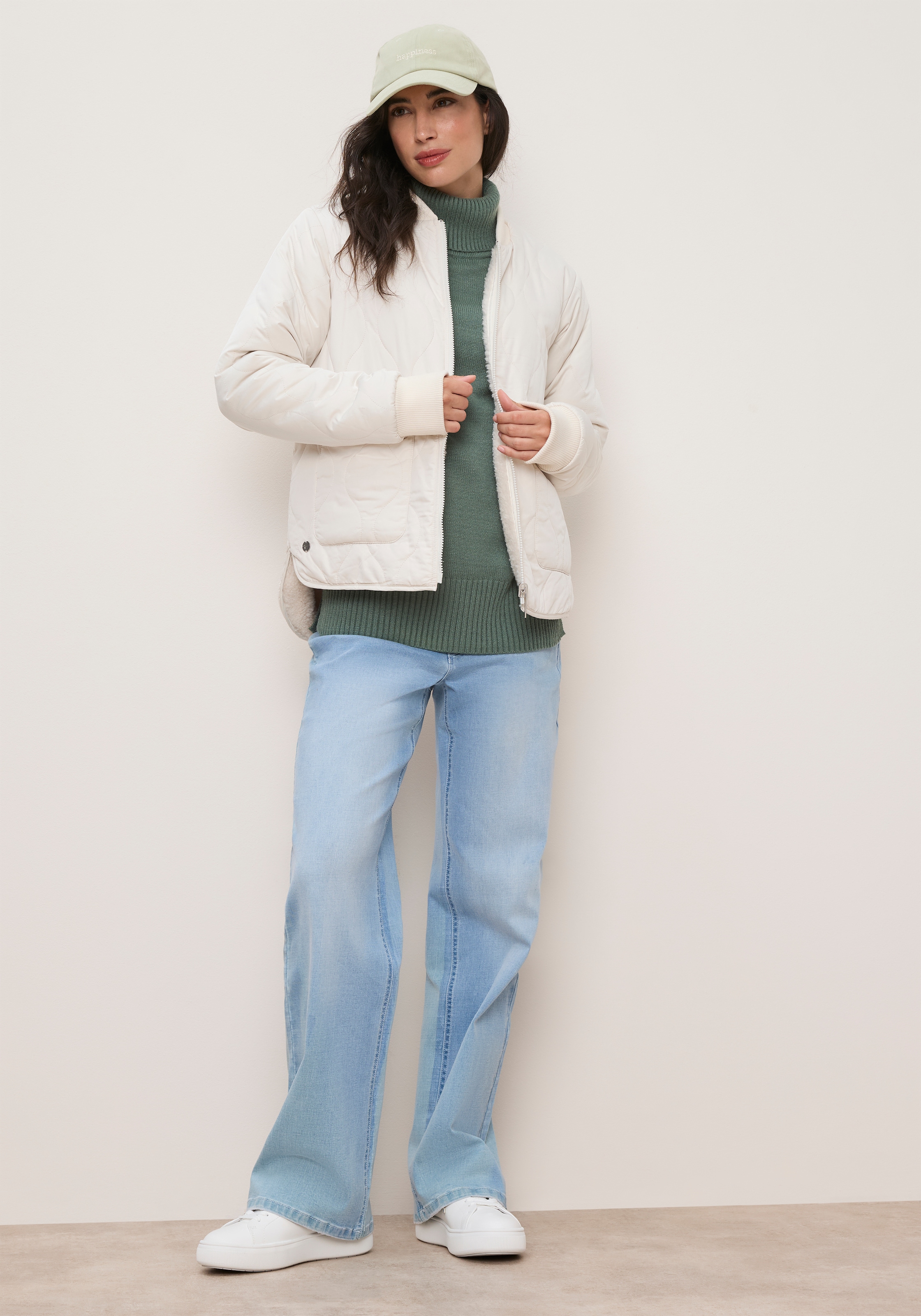 Tamaris Wendejacke 2- in- 1 Jacke mit Teddyfleece und Steppjacke Übergangsjacke