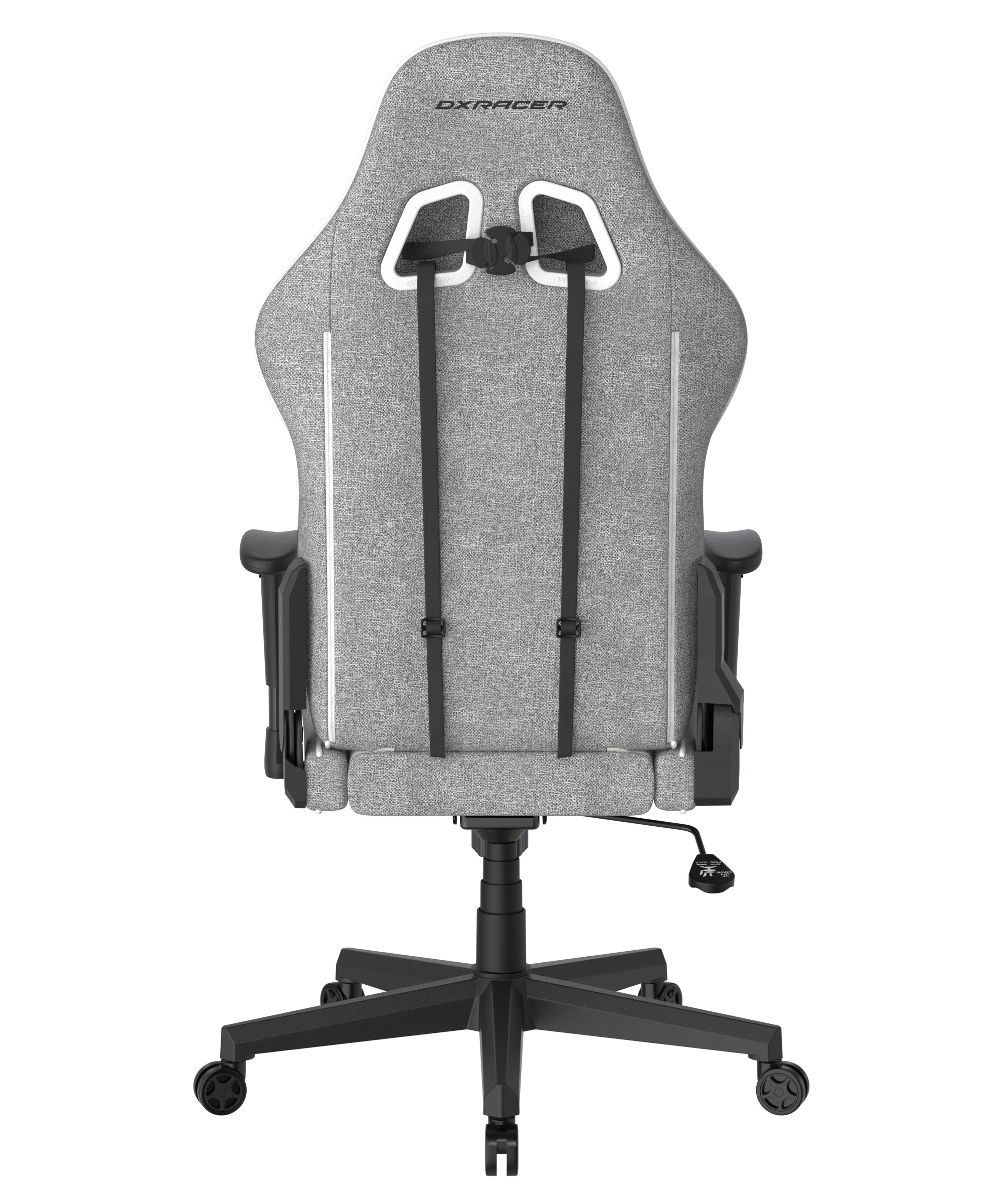 DXRacer Gaming-Stuhl »Prince Gaming Chair Regular L, Stoff, PVC, grau weiß«