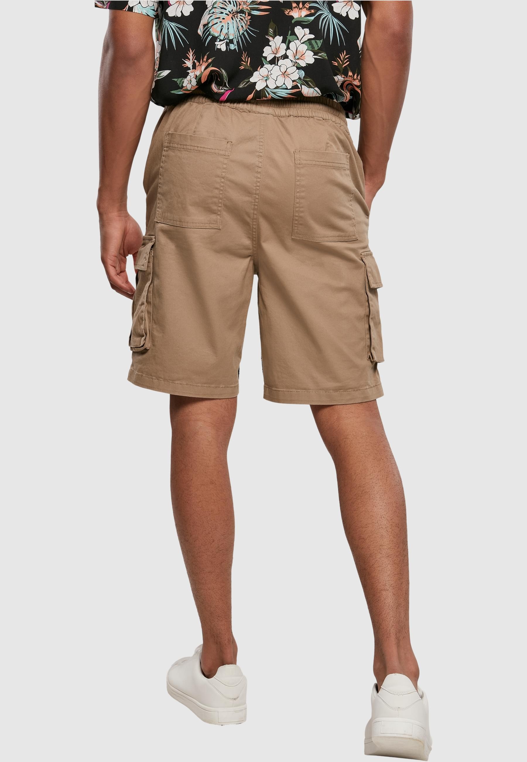 URBAN CLASSICS Stoffhose »Urban Classics Herren Drawstring Cargo Shorts«, (1 tlg.)
