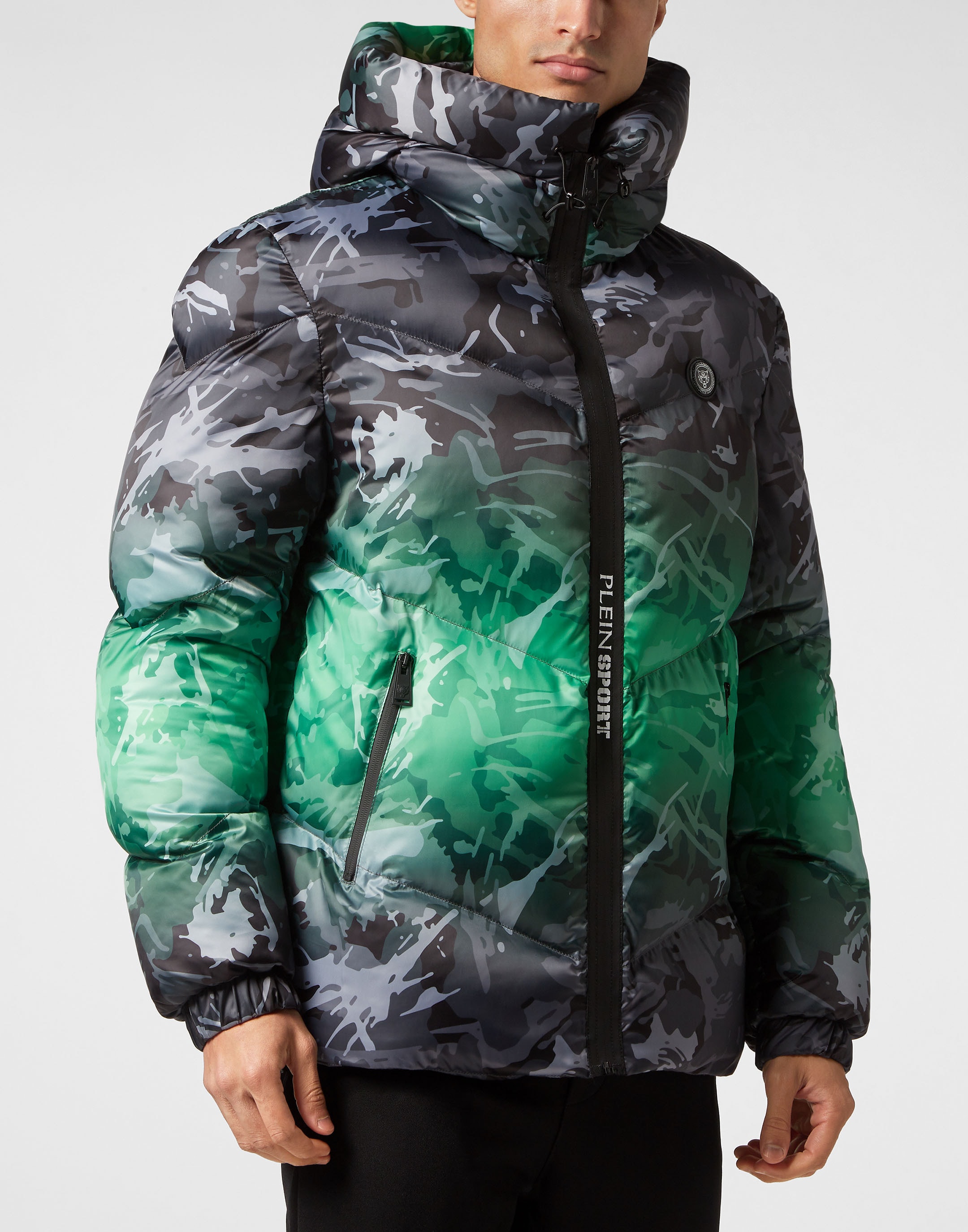 PLEIN SPORT Daunenjacke "Camouflage" günstig online kaufen