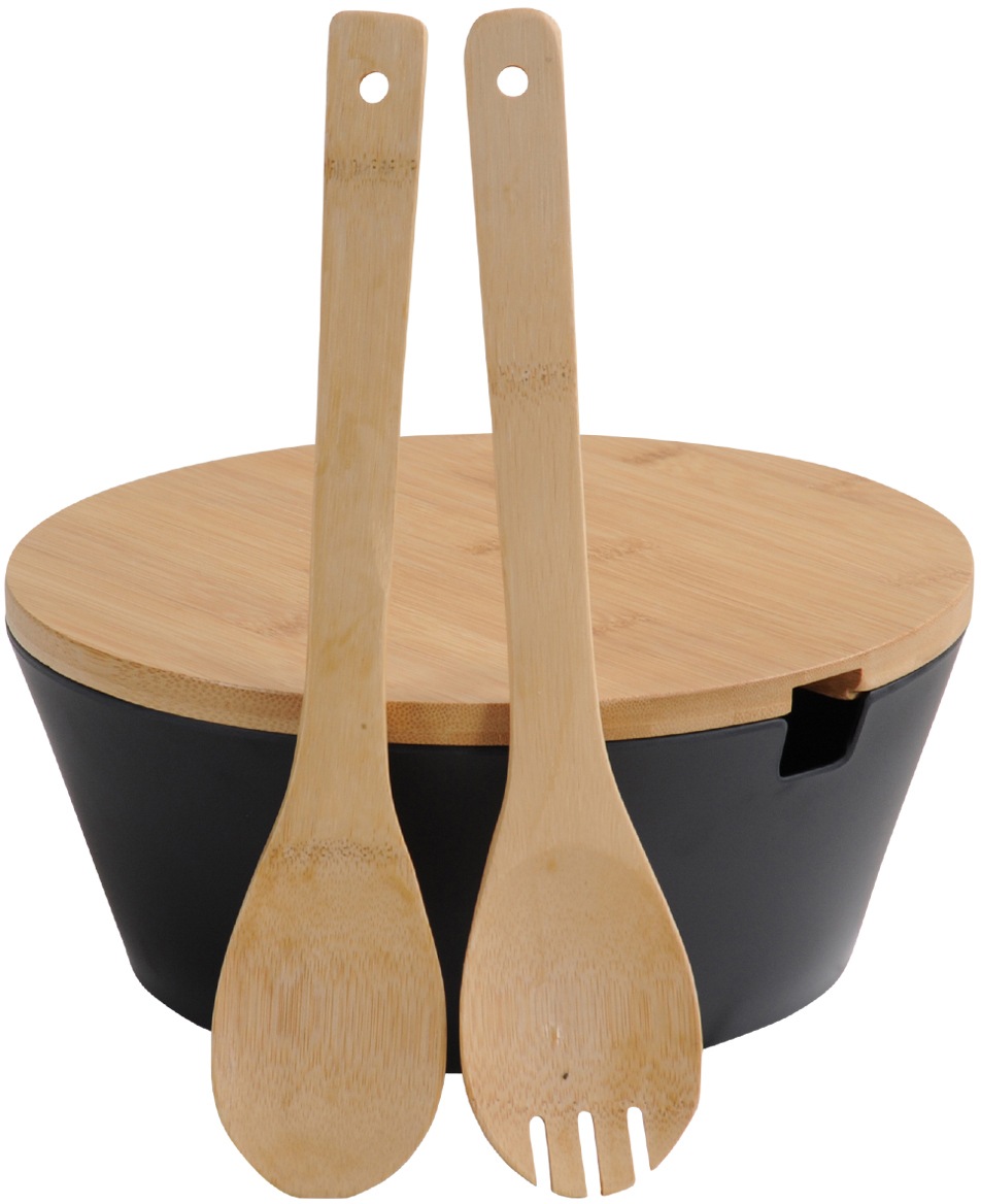 Thumbnail - KESPER Salatschüssel aus Kunststoff inkl. Salatbesteck