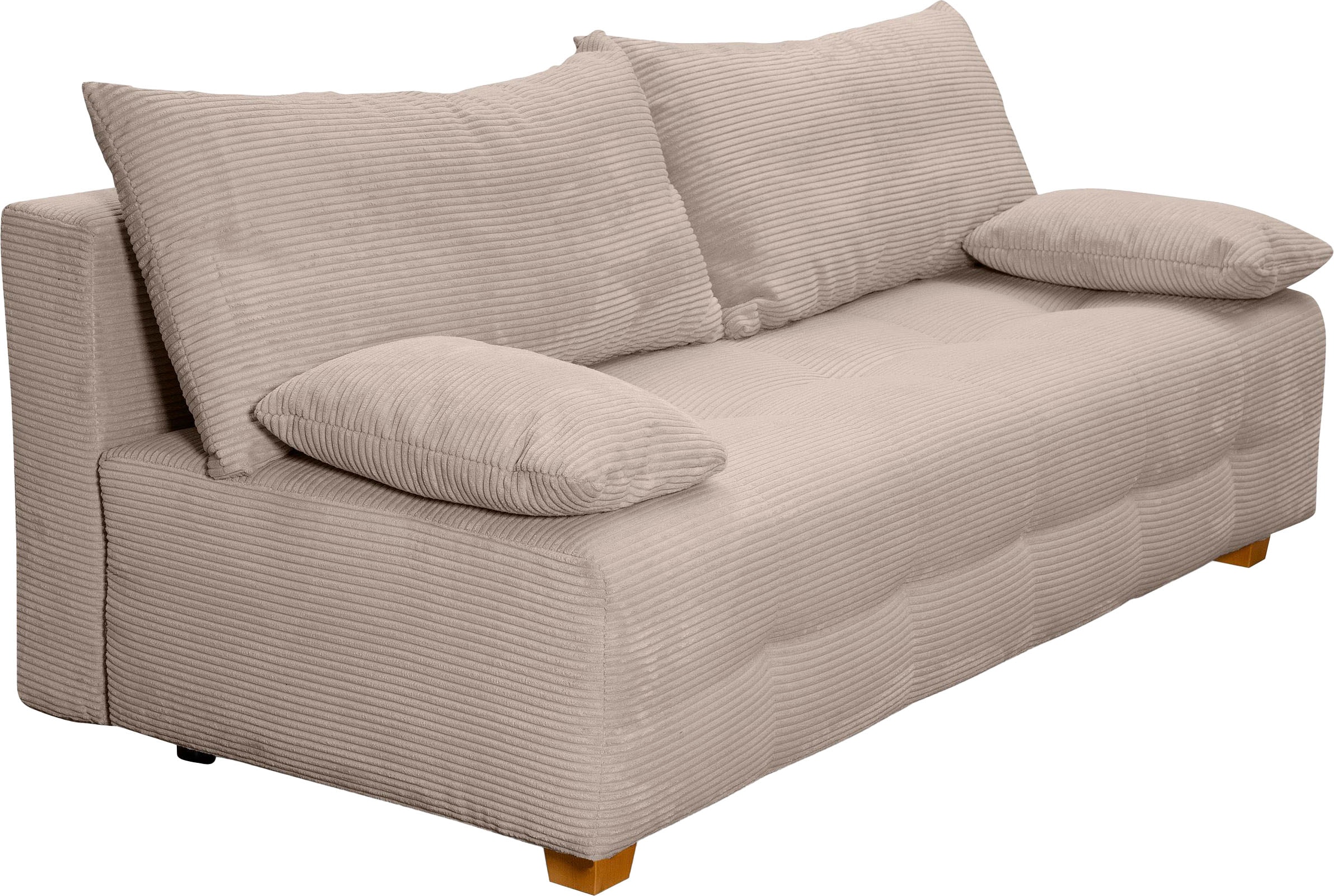 COLLECTION AB Schlafsofa »Bella«, Schlafsofa,Bettkasten,Bonellfederkern,Rückenkissen,Armlehnenkissen