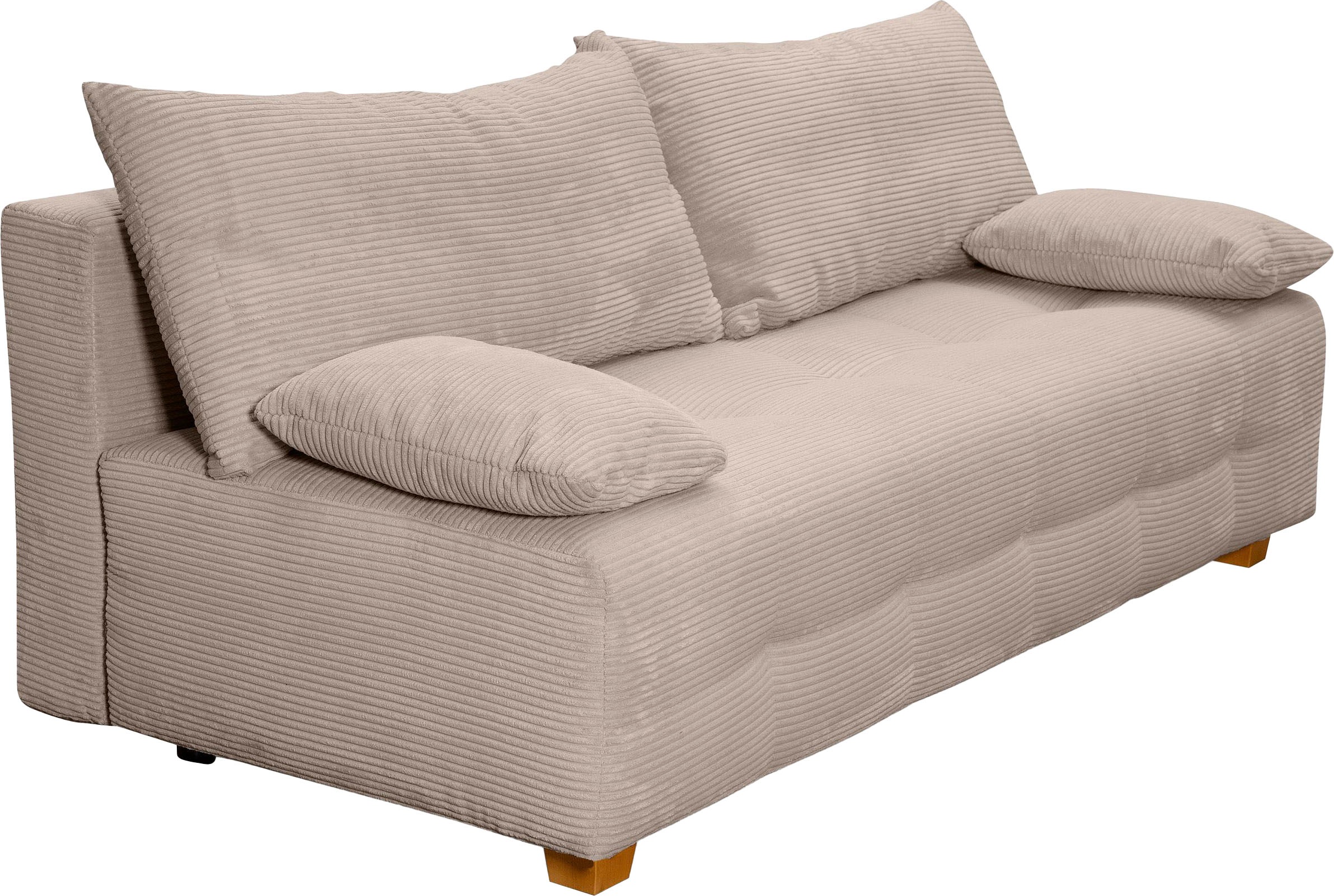 Thumbnail - COLLECTION AB Schlafsofa "Bella, B: 196 cm, Liegefl. 145x196 cm", mit Bettfunktion, Bettkasten & 2 Armlehnenkissen, Fede...