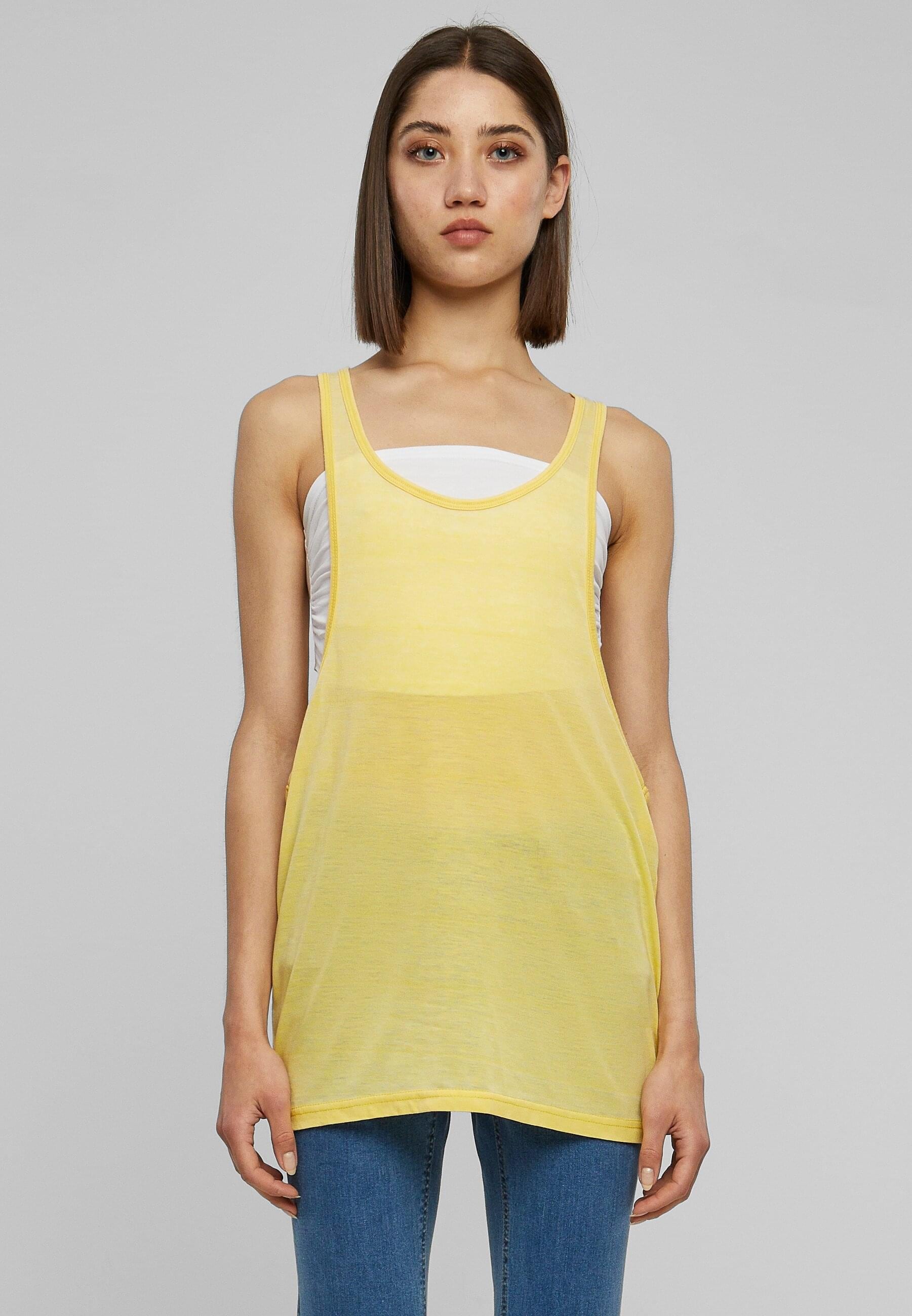 URBAN CLASSICS Muskelshirt »Urban Classics Damen Ladies Loose Burnout Tank«, (1 tlg.)