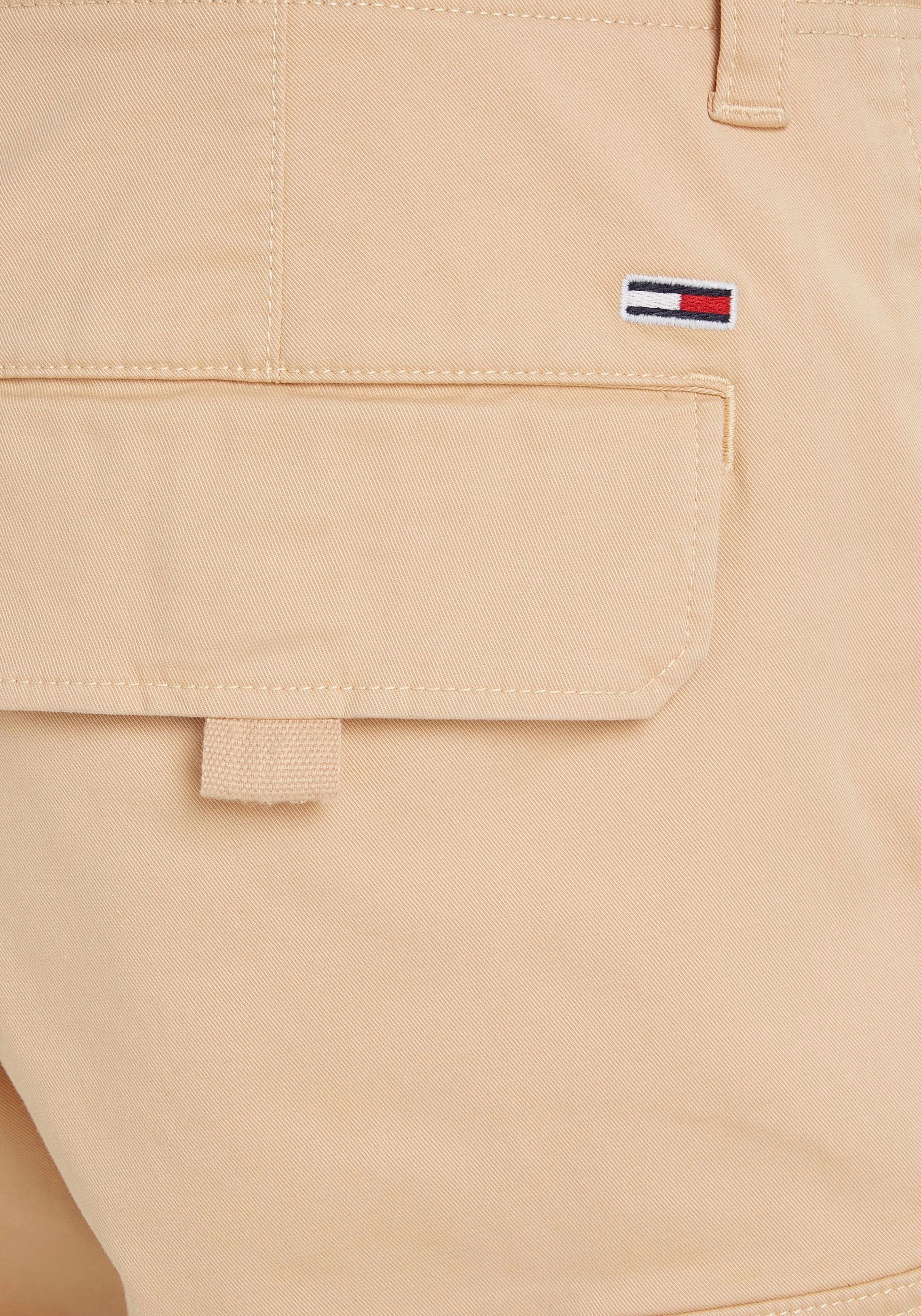 Tommy Jeans Cargohose »TJM ETHAN WASHED TWILL CARGO«, mit Bindebändern