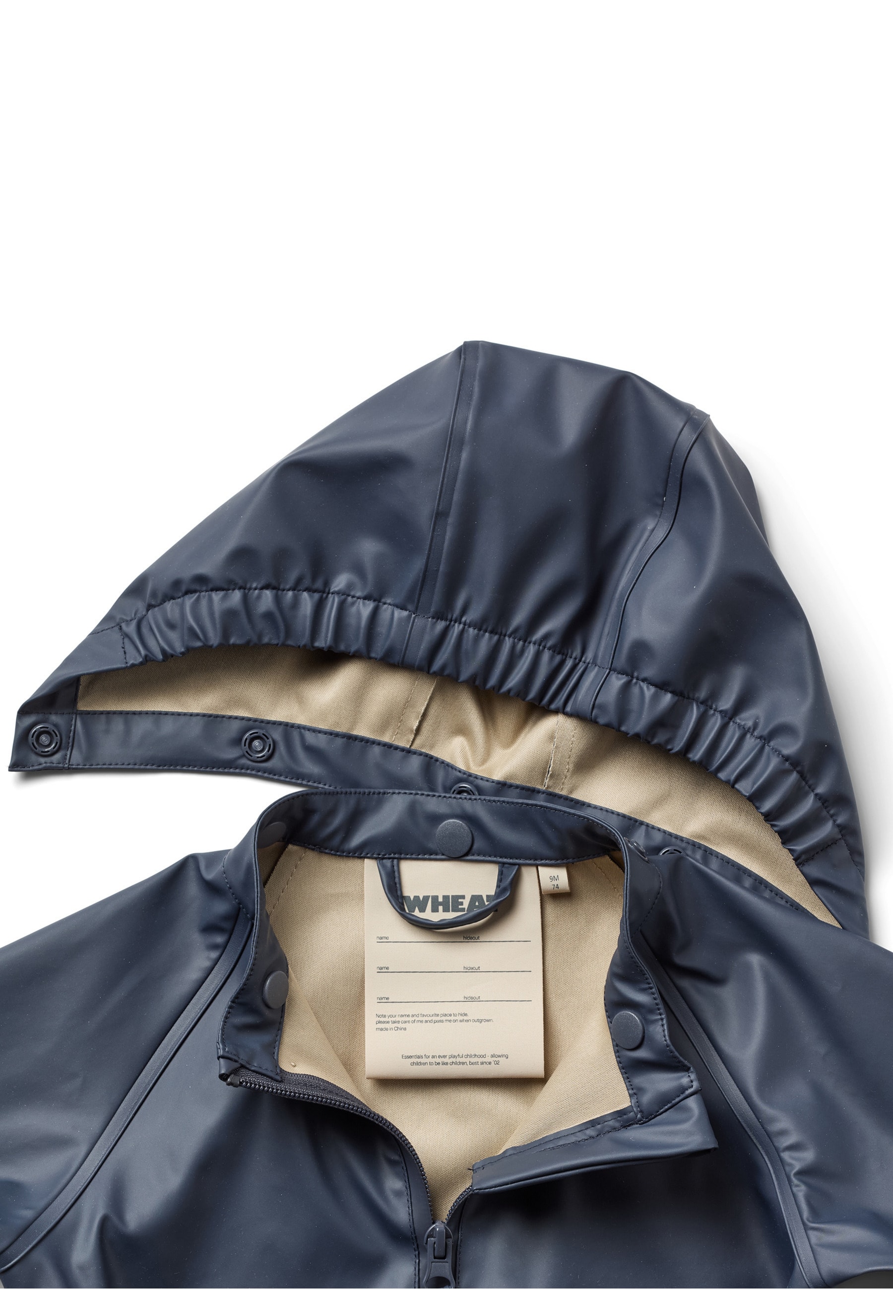 WHEAT Allwetterjacke »WHEAT Rainwear Chardy Jacket« 1 Stk. tlg. mit Kapuze reflektierend