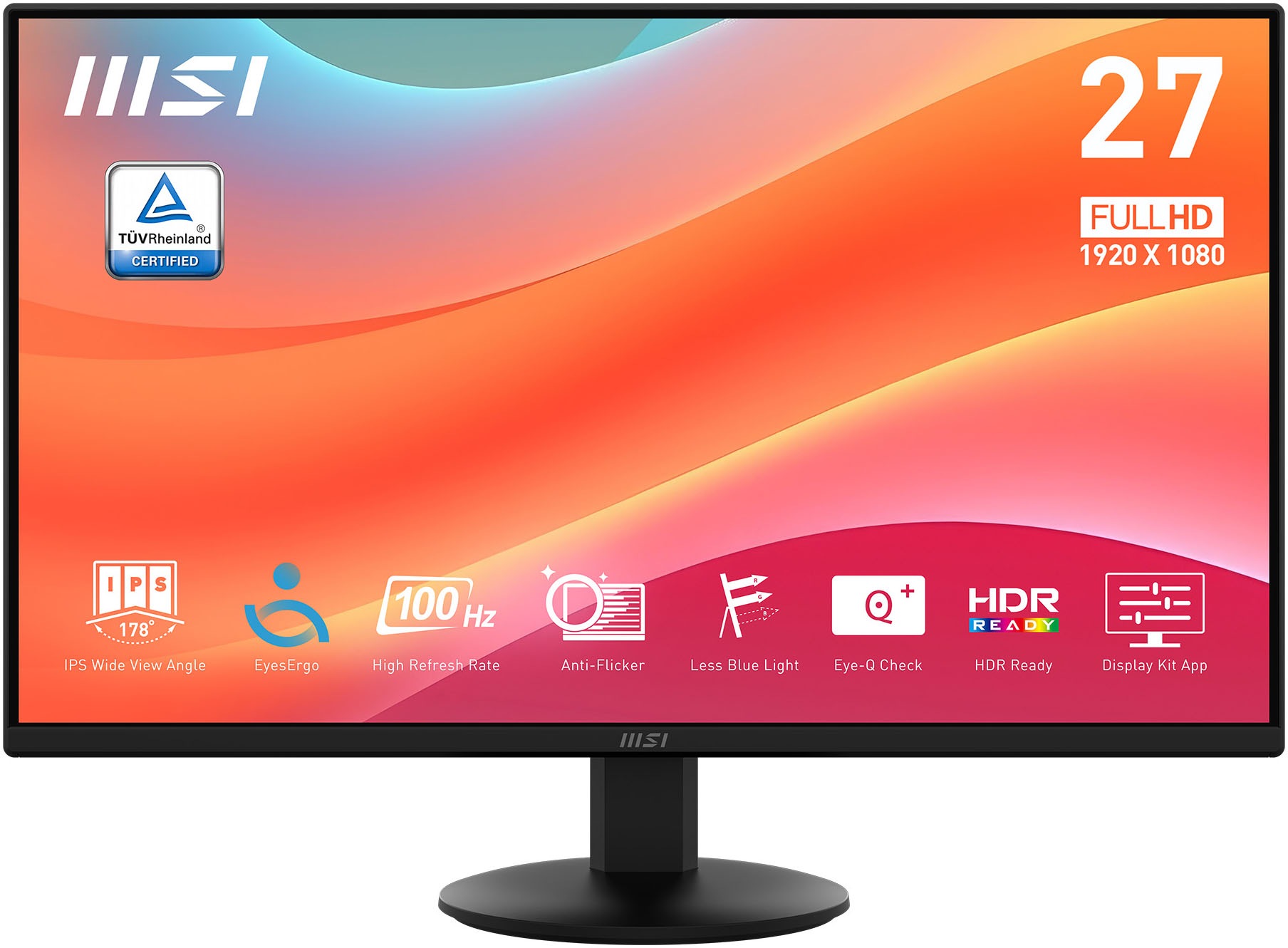 GAMEMAX Gaming-PC-Komplettsystem »MegaDeal AERIS GB 2822 AMD Ryzen 5 5500 16GB 480GB SSD RTX 5060« 27 ″ AMD Ryzen 5 GeForce RTX™ 5060 16 GB RAM 480 GB SSD Windows 11 + MSI PRO MP272L LCD-Monitor, 68,6cm (27")