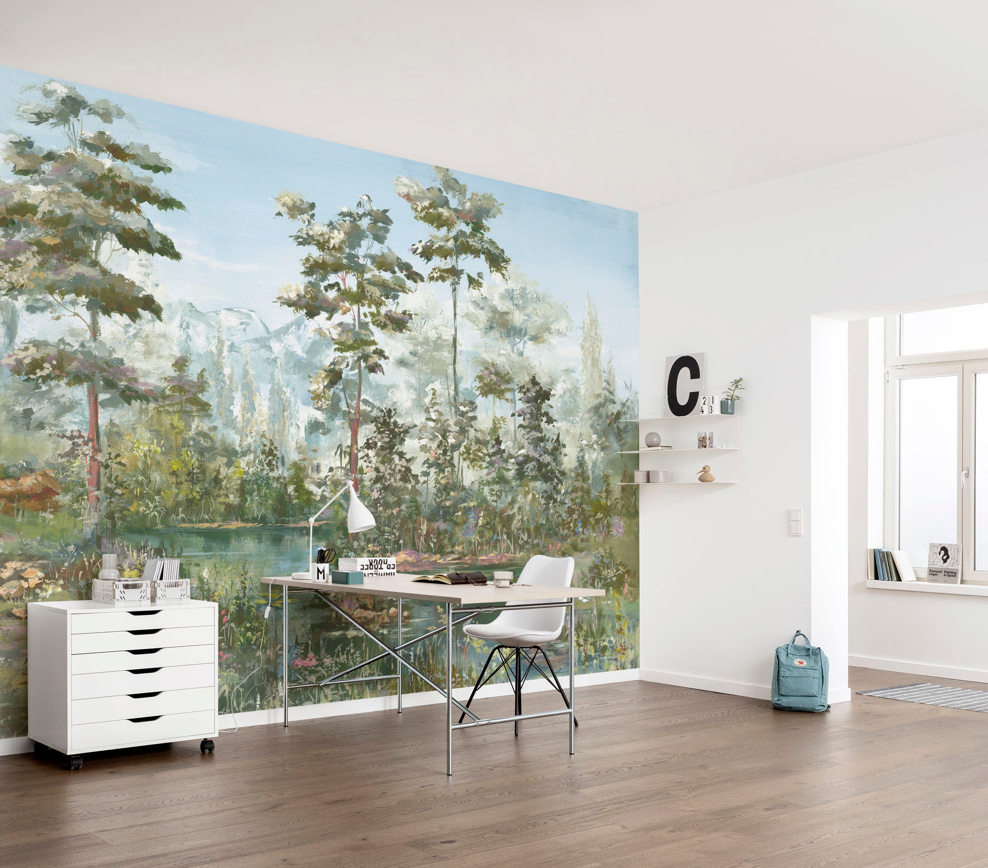Komar Vliestapete »Digitaldruck Vlies - Harmonic Homeland - Größe 400 x 250 cm«, bedruckt, Wohnzimmer, Schlafzimmer