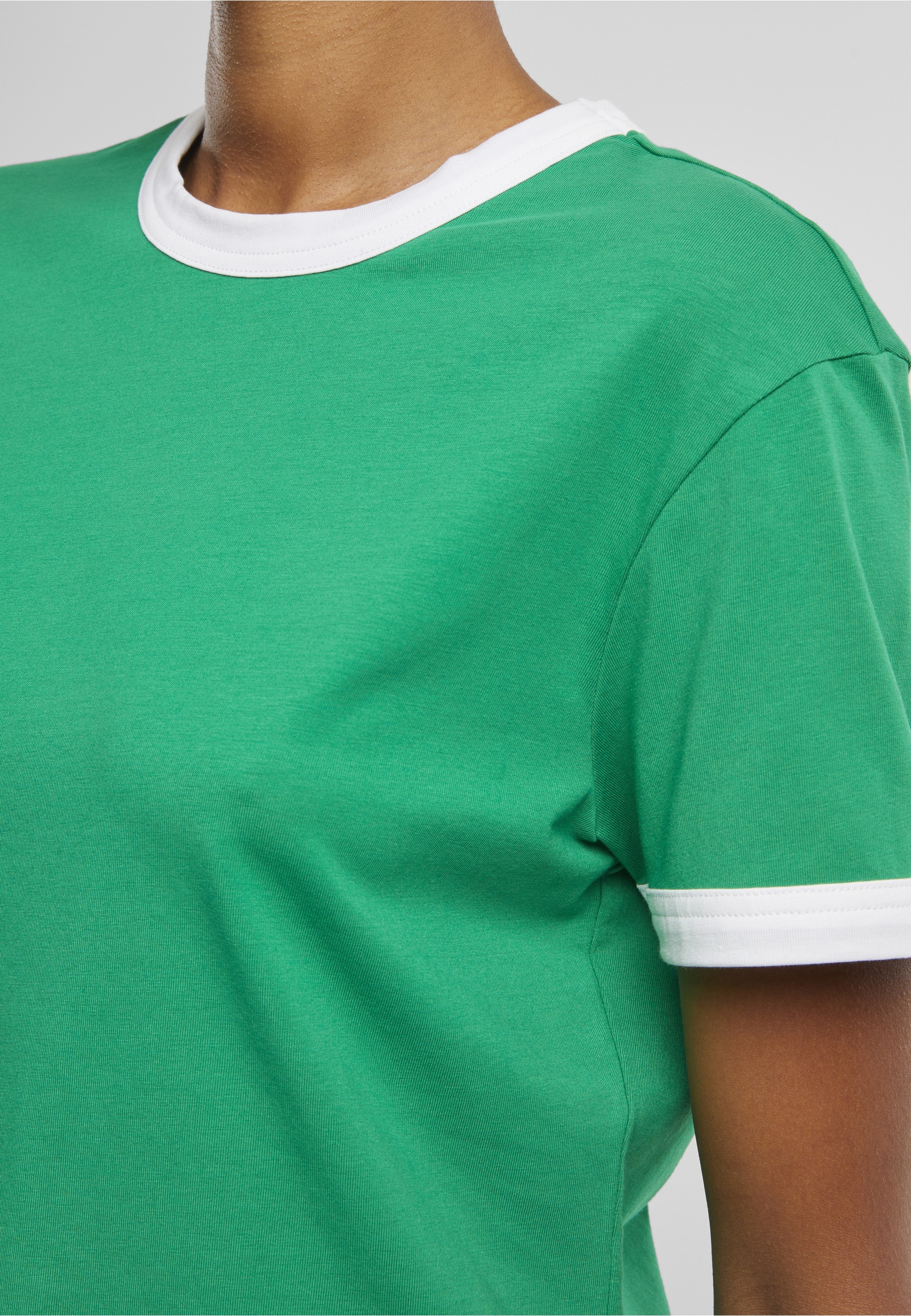 URBAN CLASSICS T-Shirt »Urban Classics Ladies Contrast Retro T-Shirt« 1 Stk.