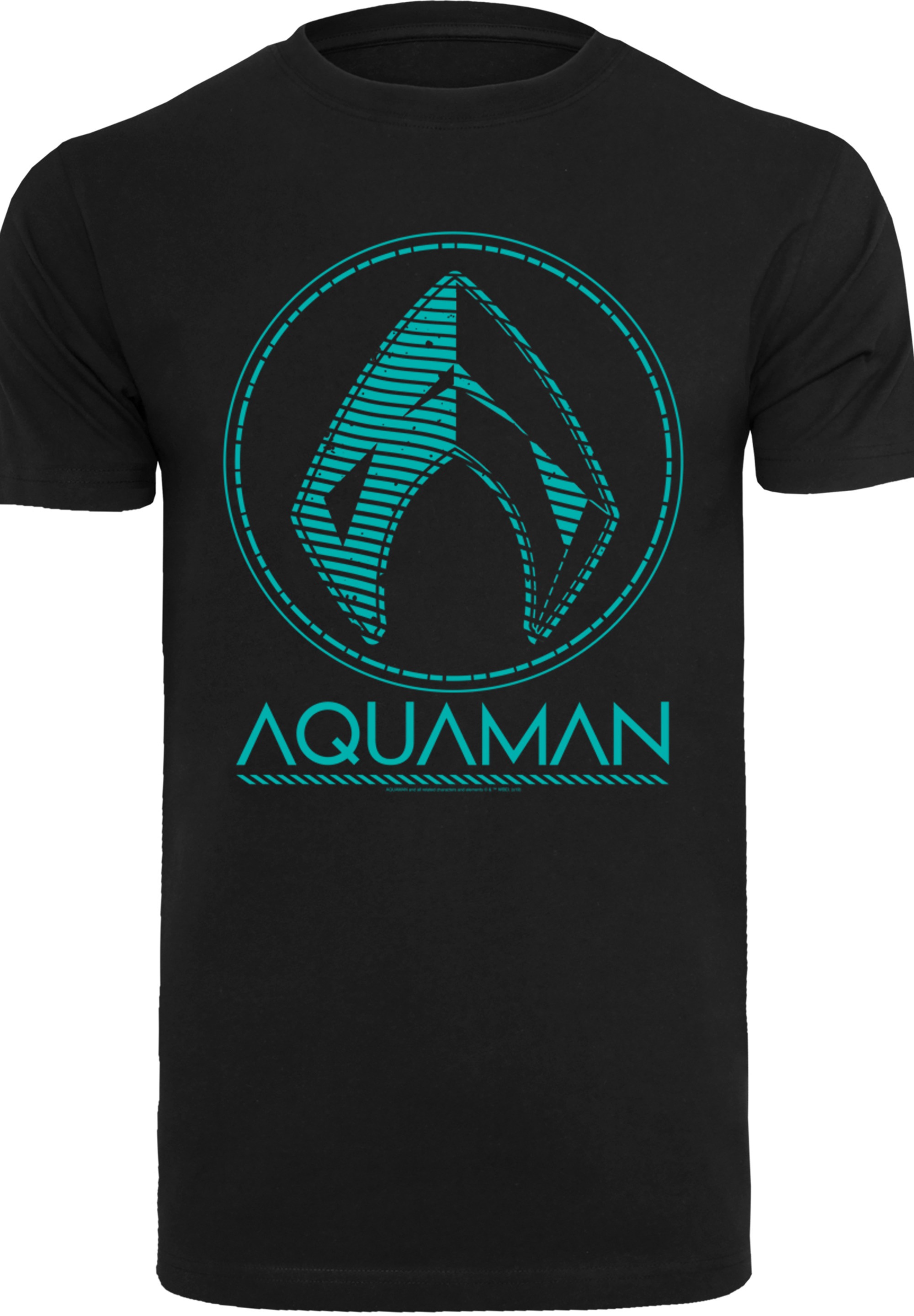 F4NT4STIC T-Shirt »DC Comics Aquaman Aqua Logo«, Herren,Premium Merch,Regular-Fit,Basic,Bedruckt