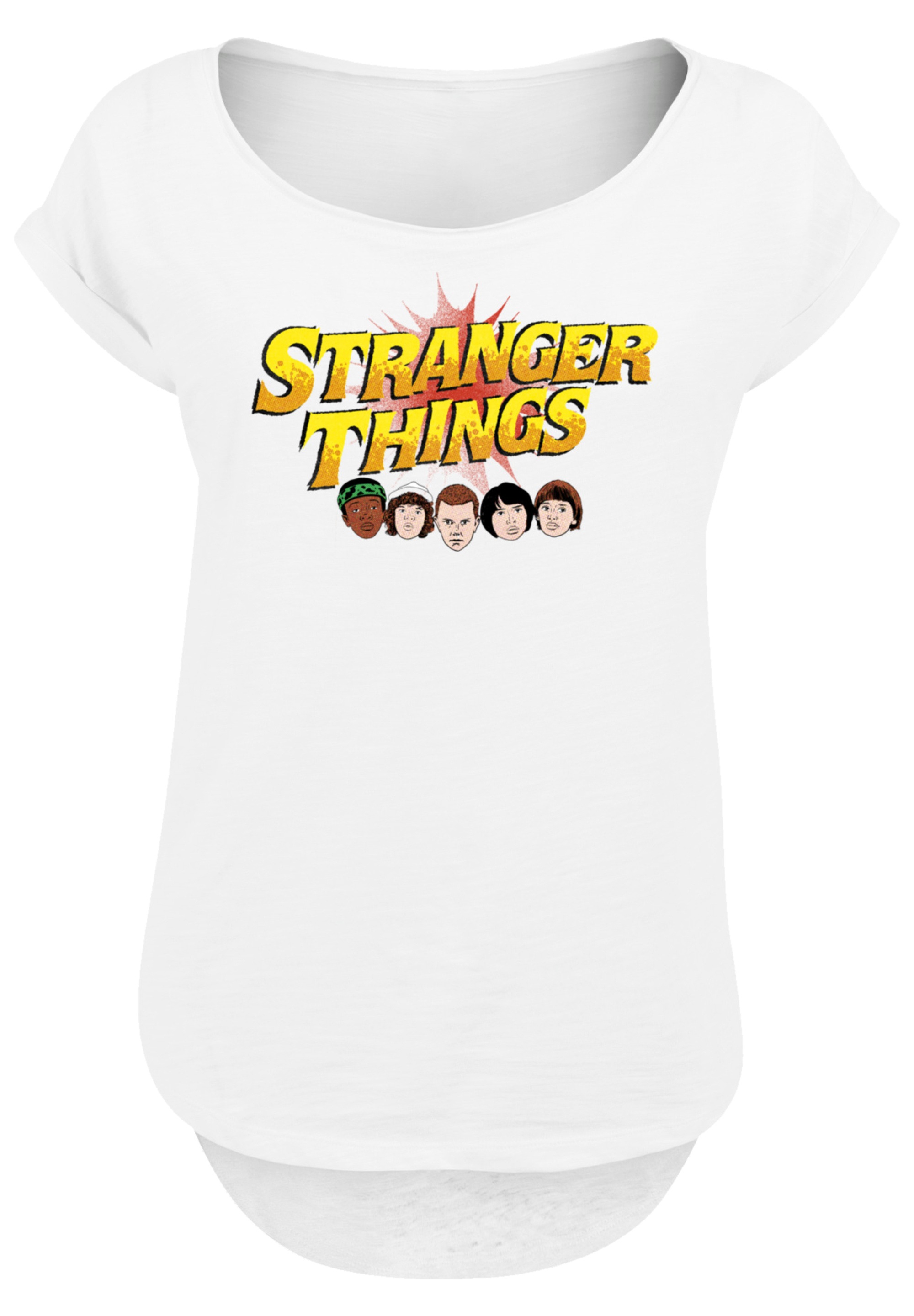 F4NT4STIC T-Shirt »Stranger Things Comic Heads Netflix TV Series«, Premium Qualität