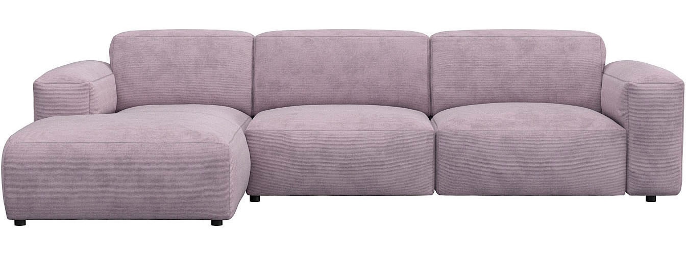 FLEXLUX Ecksofa "Lucera bequem und komfortabel durch hochwertigen Sitzaufba günstig online kaufen