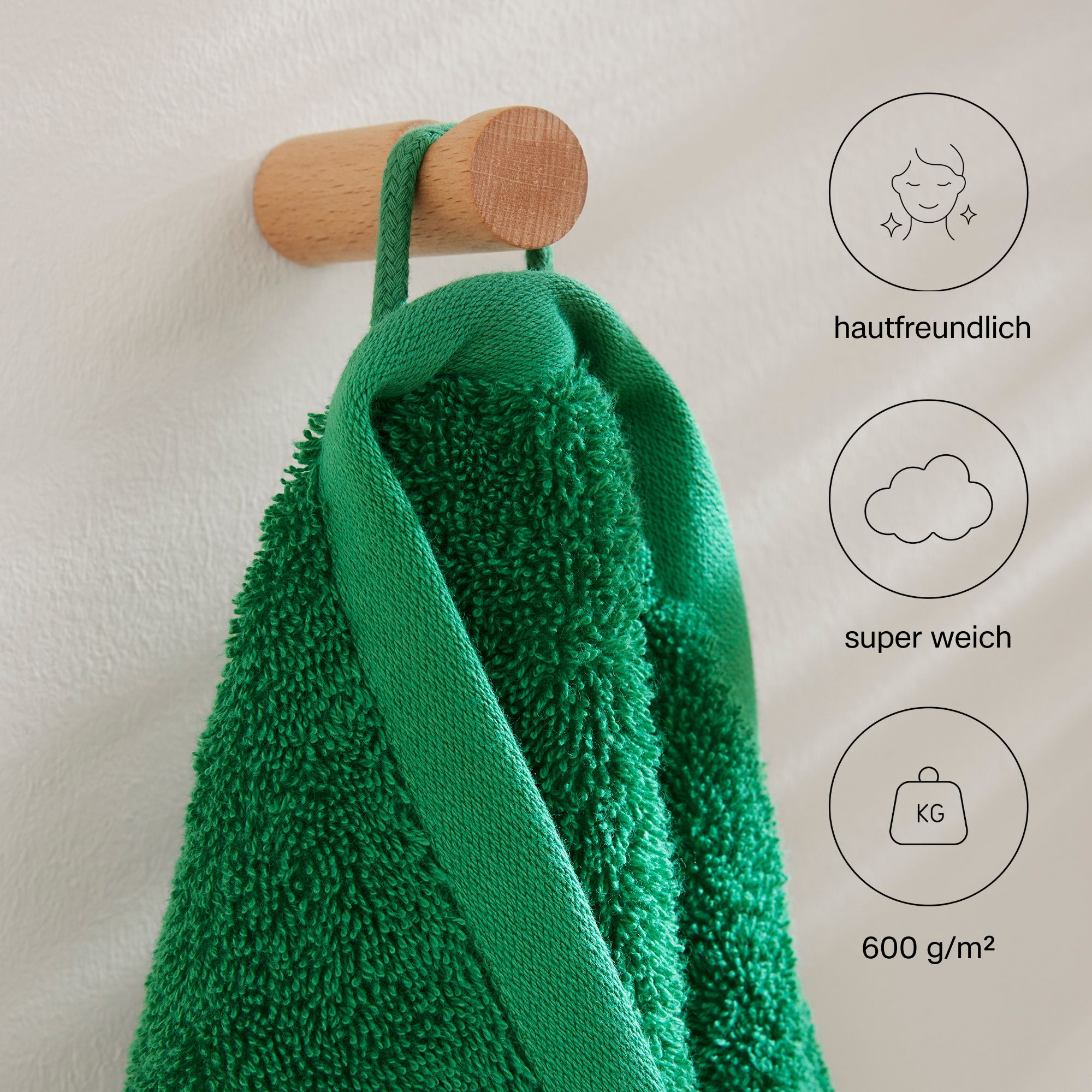 Thumbnail - s.Oliver Handtuch Set "s.Oliver, Premium Qualität, 600 gr/m²" Set 6 Stk. Walkfrottier 2 Gästetücher 30x50, 2 Handtücher ...