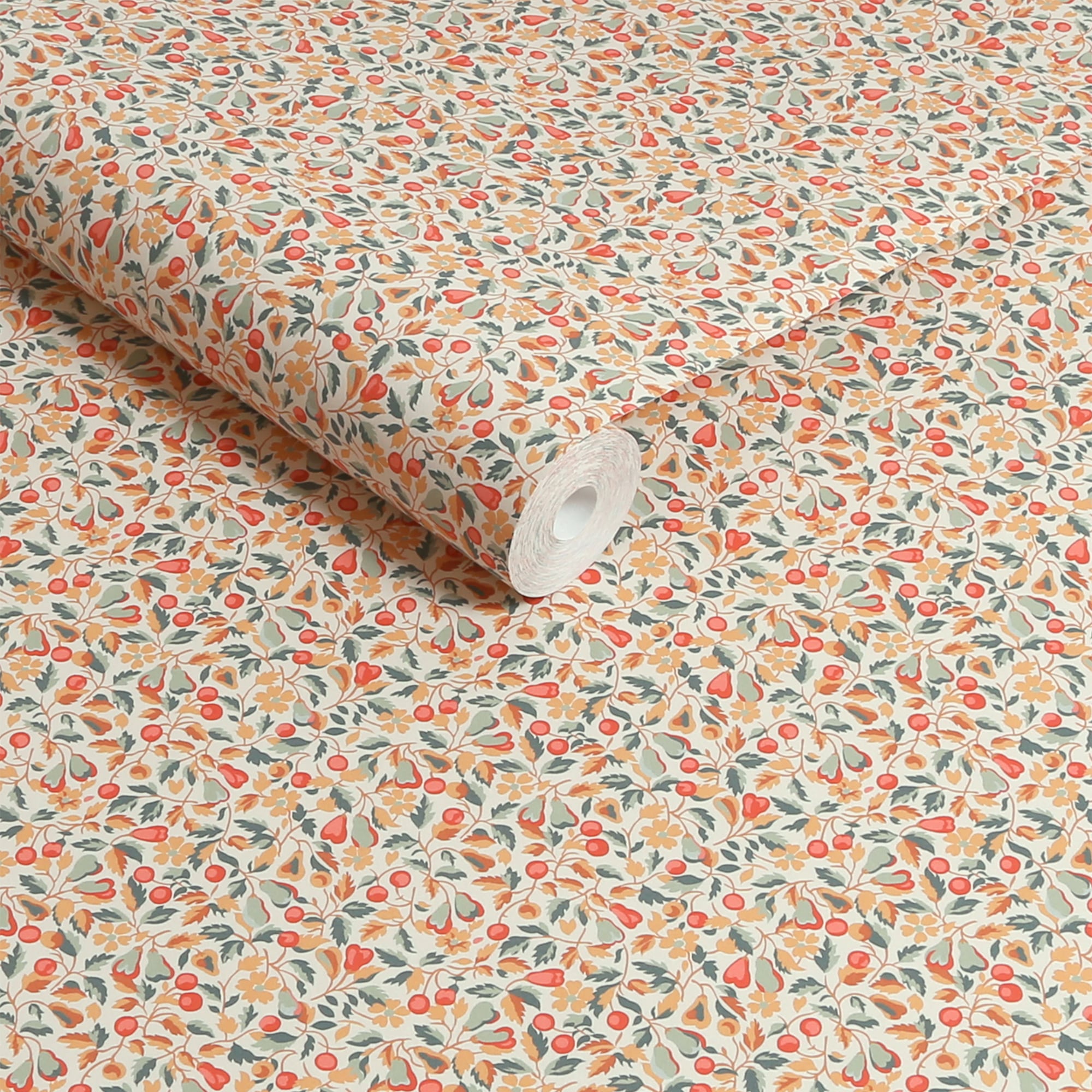 LAURA ASHLEY Vliestapete »Devrons Grove Terracota«, geblümt, 10mx52cm (ca. 5m2)