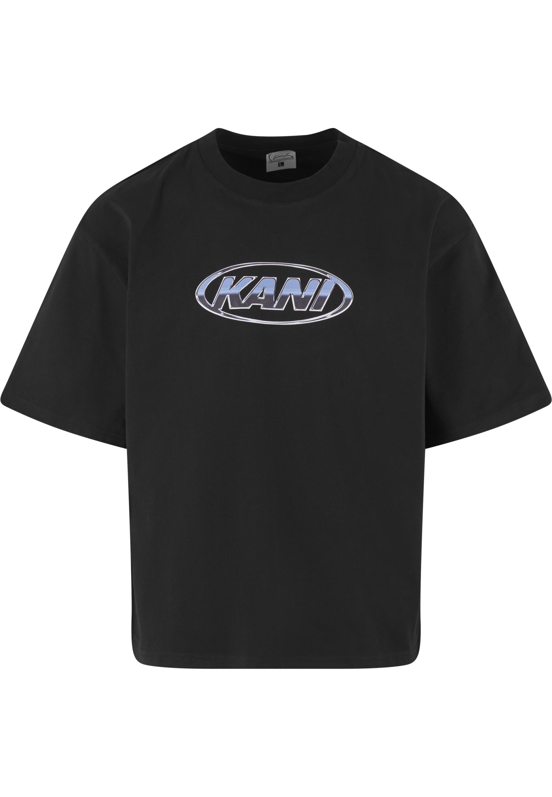 Karl Kani T-Shirt "Karl Kani Woven Signature Chrome LOGo Crop Tee" 1 Stk.