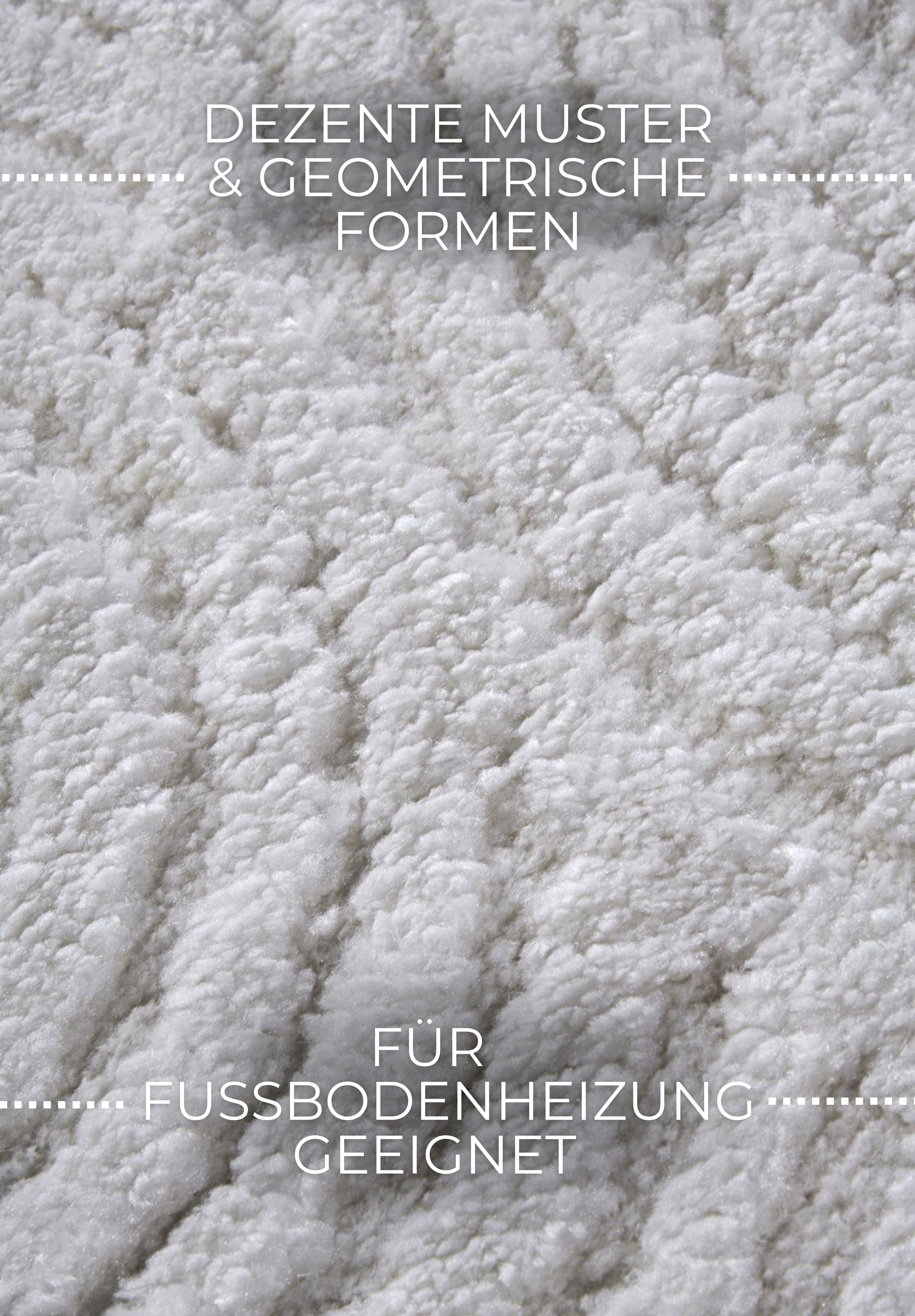 ELLE DECORATION Designteppich »Chappe«, rechteckig, 18 mm Höhe, Shaggy, Läufer, flauschig, weich, Langflor, modern, Hoch Tief Effekt
