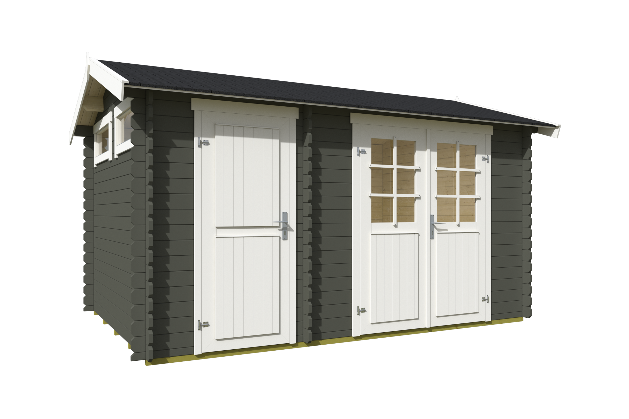 Nordic Holz Gartenhaus "2-Raum Haus William" günstig online kaufen