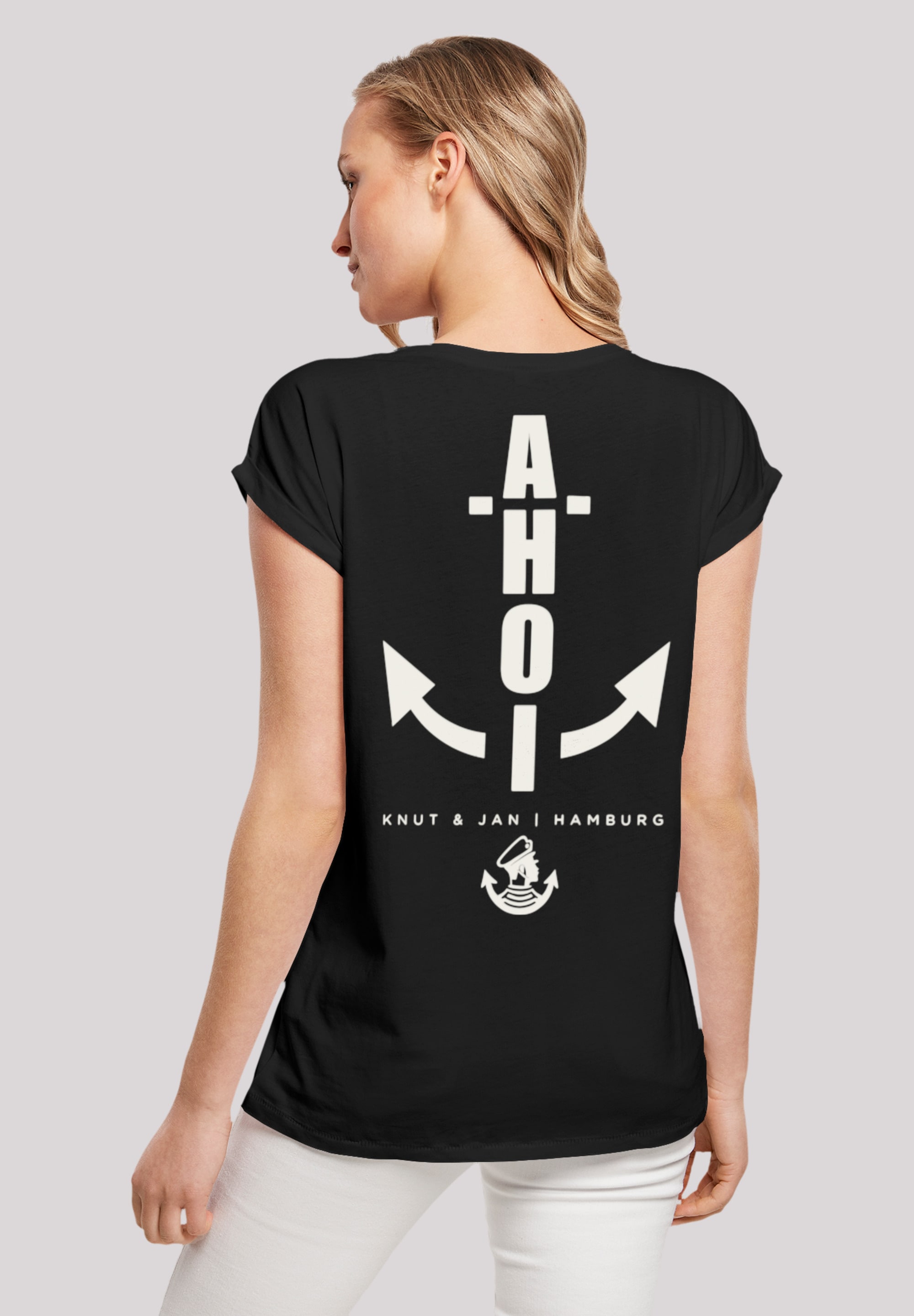 F4NT4STIC T-Shirt "Ahoi Anker Knut & Jan Hamburg", Print günstig online kaufen