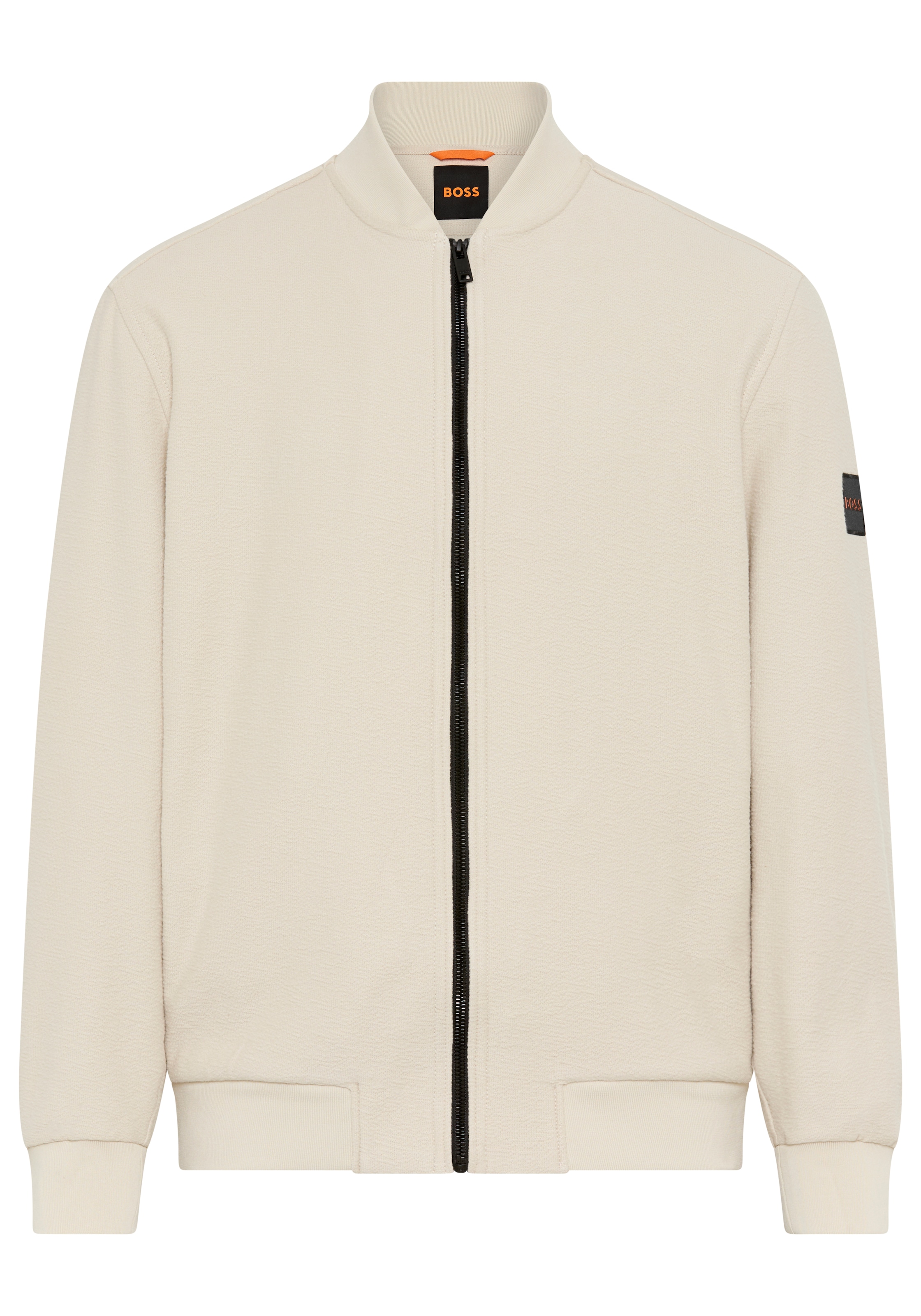 BOSS ORANGE Sweatjacke "Lisimba", oversize fit, Strickbündchen günstig online kaufen