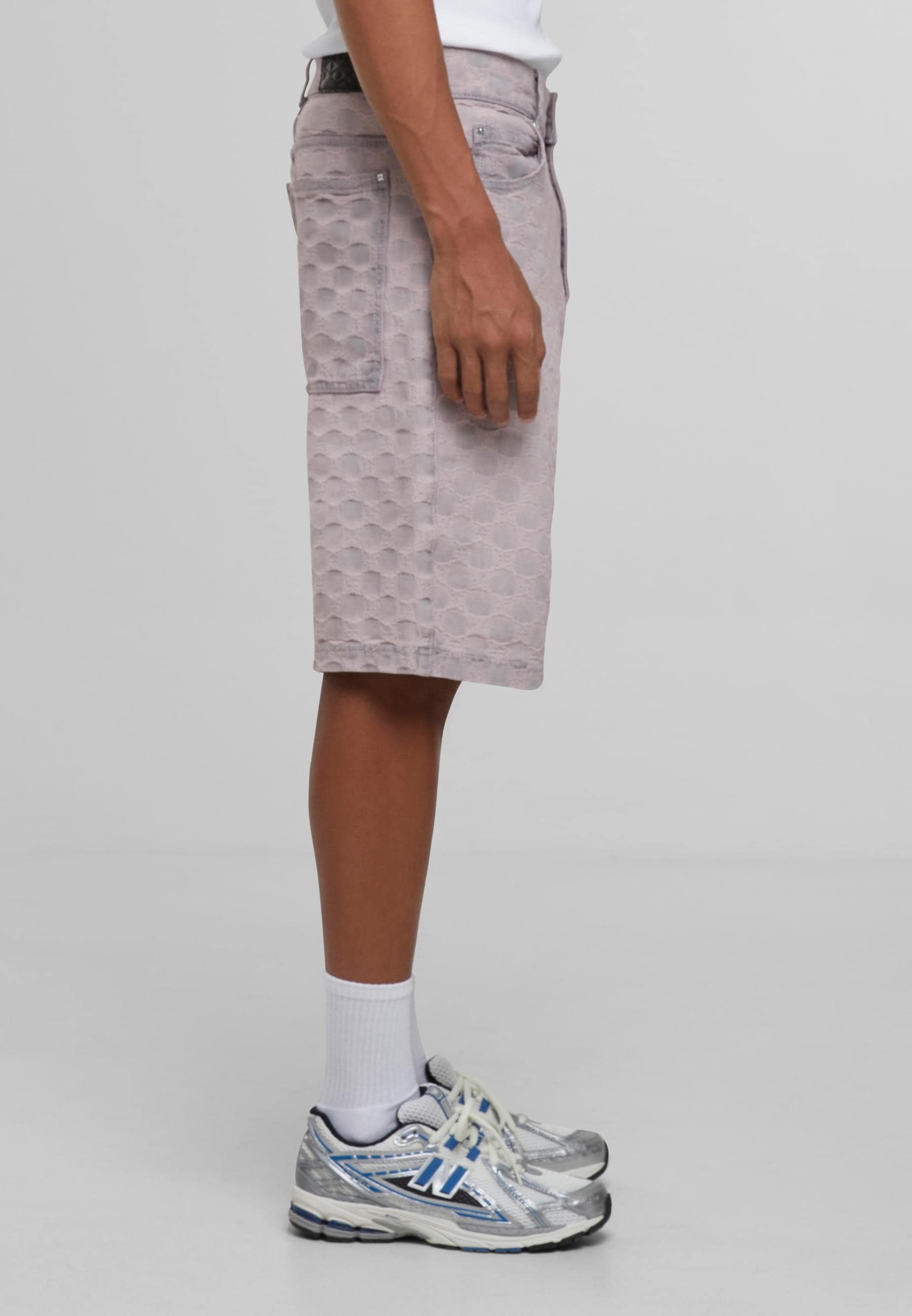 PEQUS Cargoshorts »PEQUS PEQUS Aether Monogram Denim Jorts«, (1 tlg.)