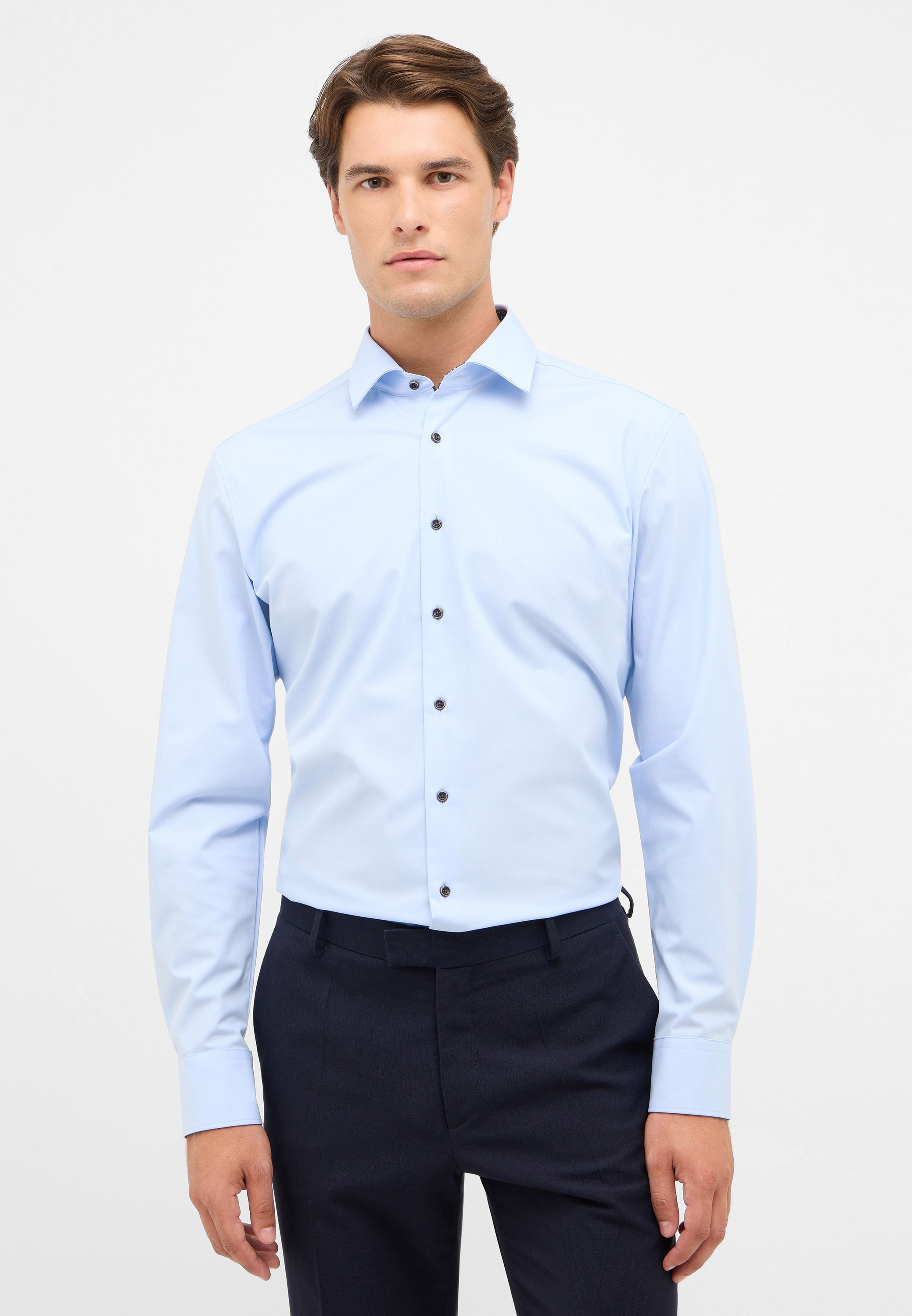 Eterna Langarmhemd "SLIM FIT", NON IRON (bügelfrei) günstig online kaufen