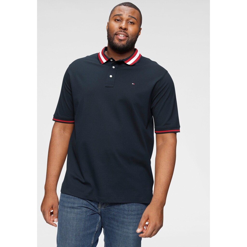 Tommy Hilfiger Big & Tall Poloshirt »BIG & TALL KNITTED TIPPED COLLAR POLO«