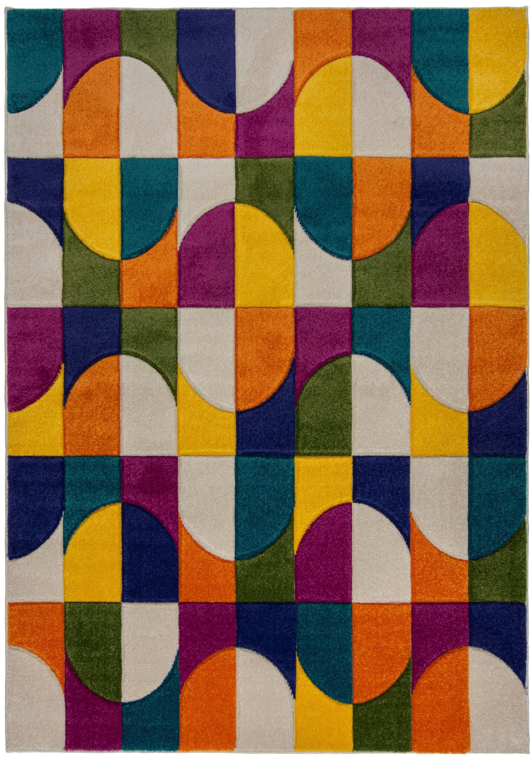 FLAIR RUGS Teppich »ChaCha«, rechteckig, 8 mm Höhe, Abstrakter Teppich