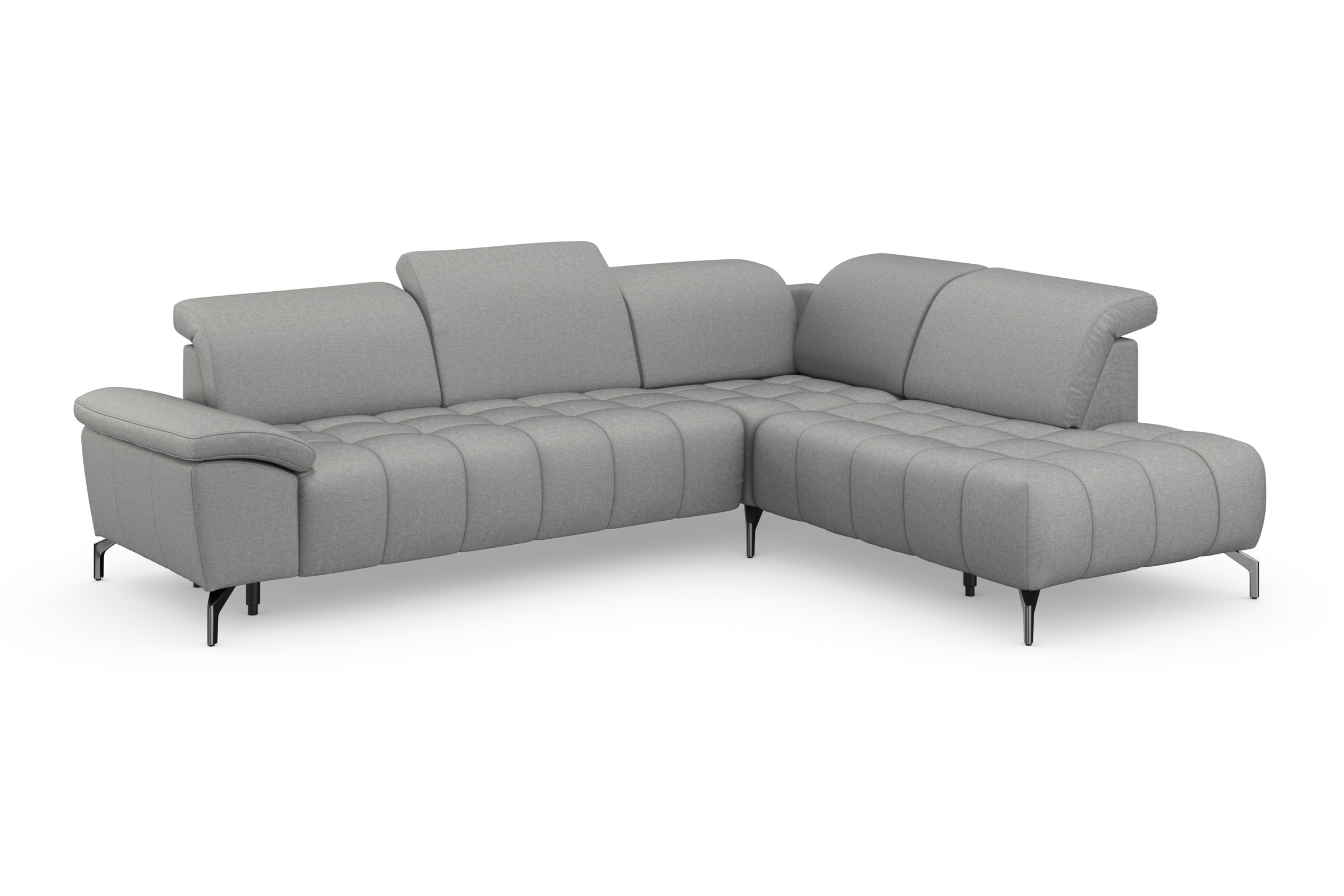 sit&more Ecksofa »Cool L-Form«, wahlweise mit Kopfteilverstellung und Vorziehsitz motorisch