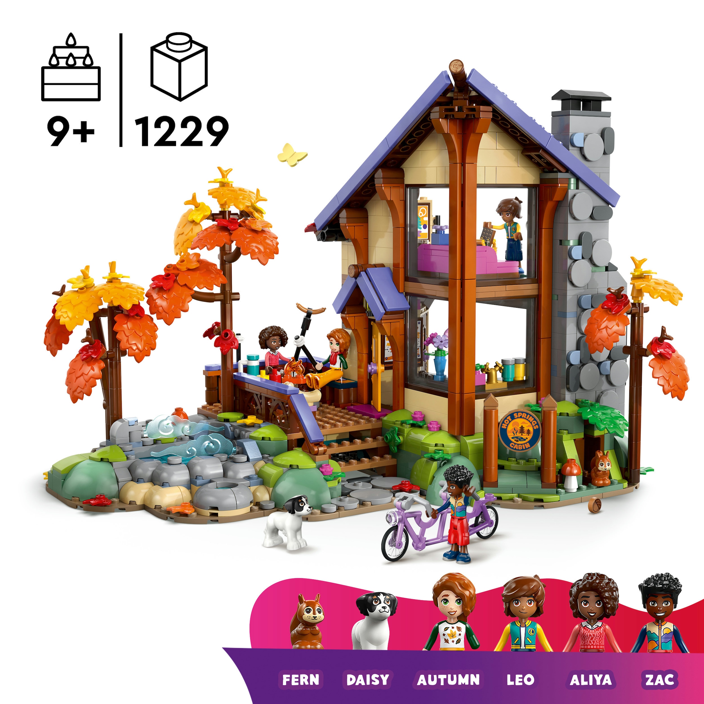 LEGO® Konstruktionsspielsteine »Gemütliche Hütte im Herbstwald (42705), LEGO Friends« Made in Europe
