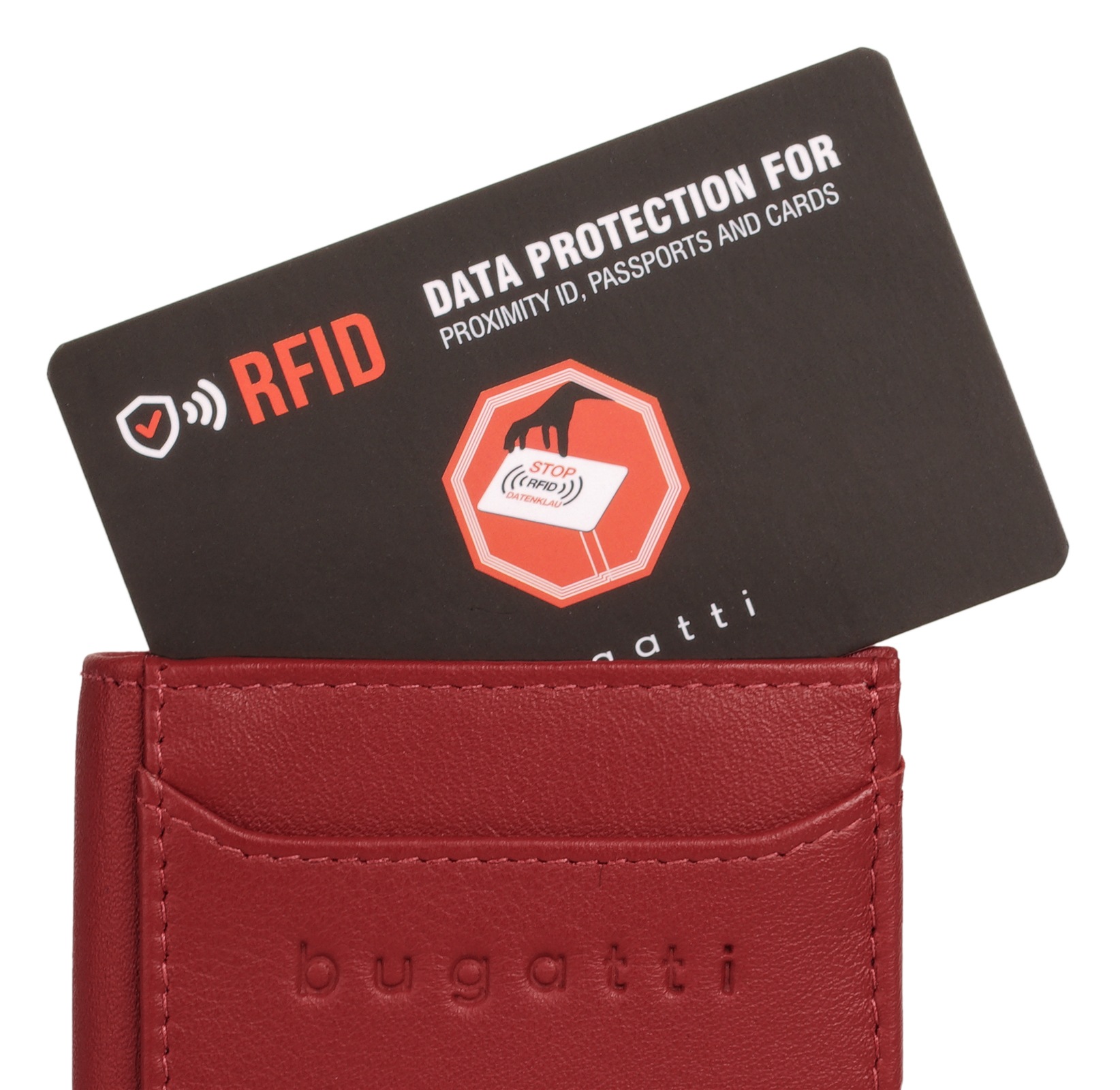 bugatti Geldbörse »SECURE SLIM«, echt Leder