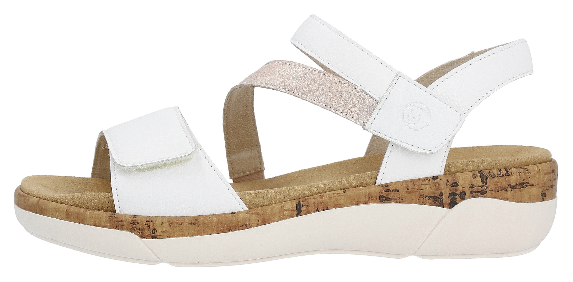 Remonte Keilsandalette, Sommerschuh, Klettschuh, Riemchensandale mit Softfußbett