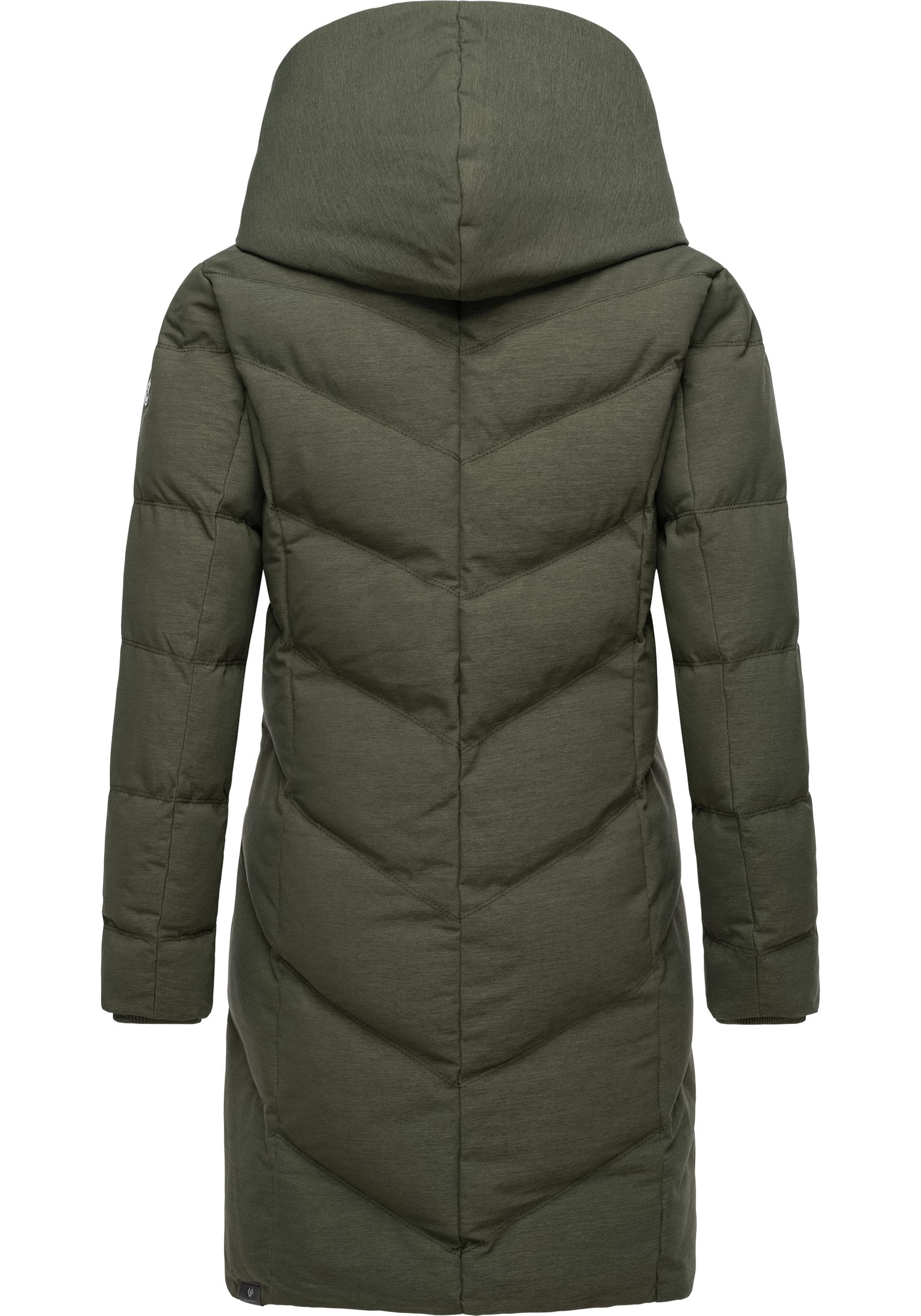 Thumbnail - Ragwear Steppmantel "Natalka Cosy", Damen Wintermantel mit flauschigem Kunstfell am Kragen