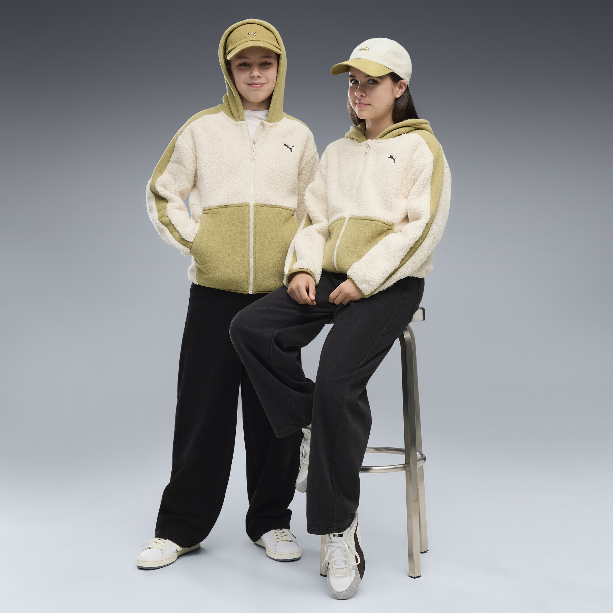 PUMA Sweatjacke »Essentials Elevated Winterized Relaxed Sweatjacke Jugendliche«