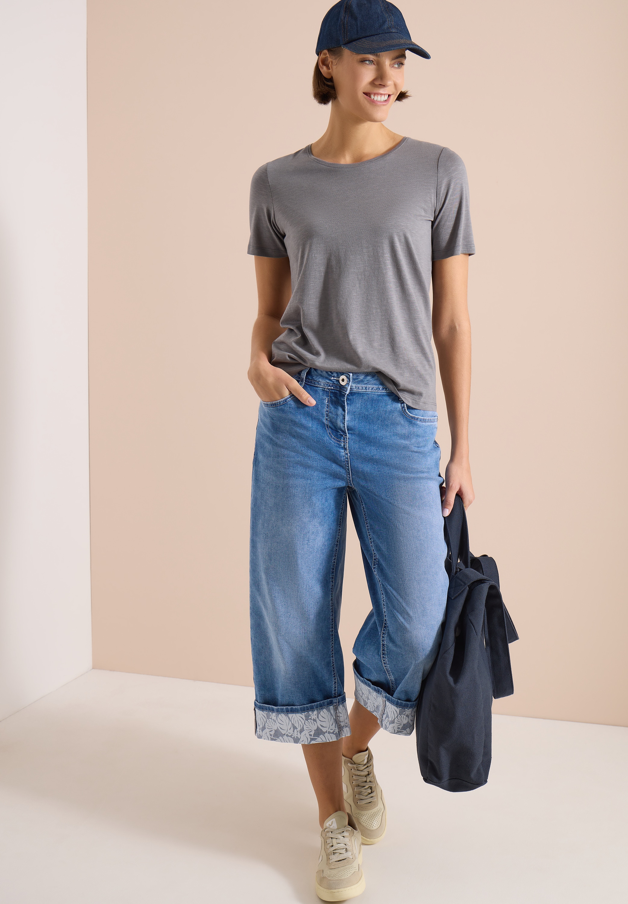 Cecil 7/8-Jeans mit Turn-Up-Detail