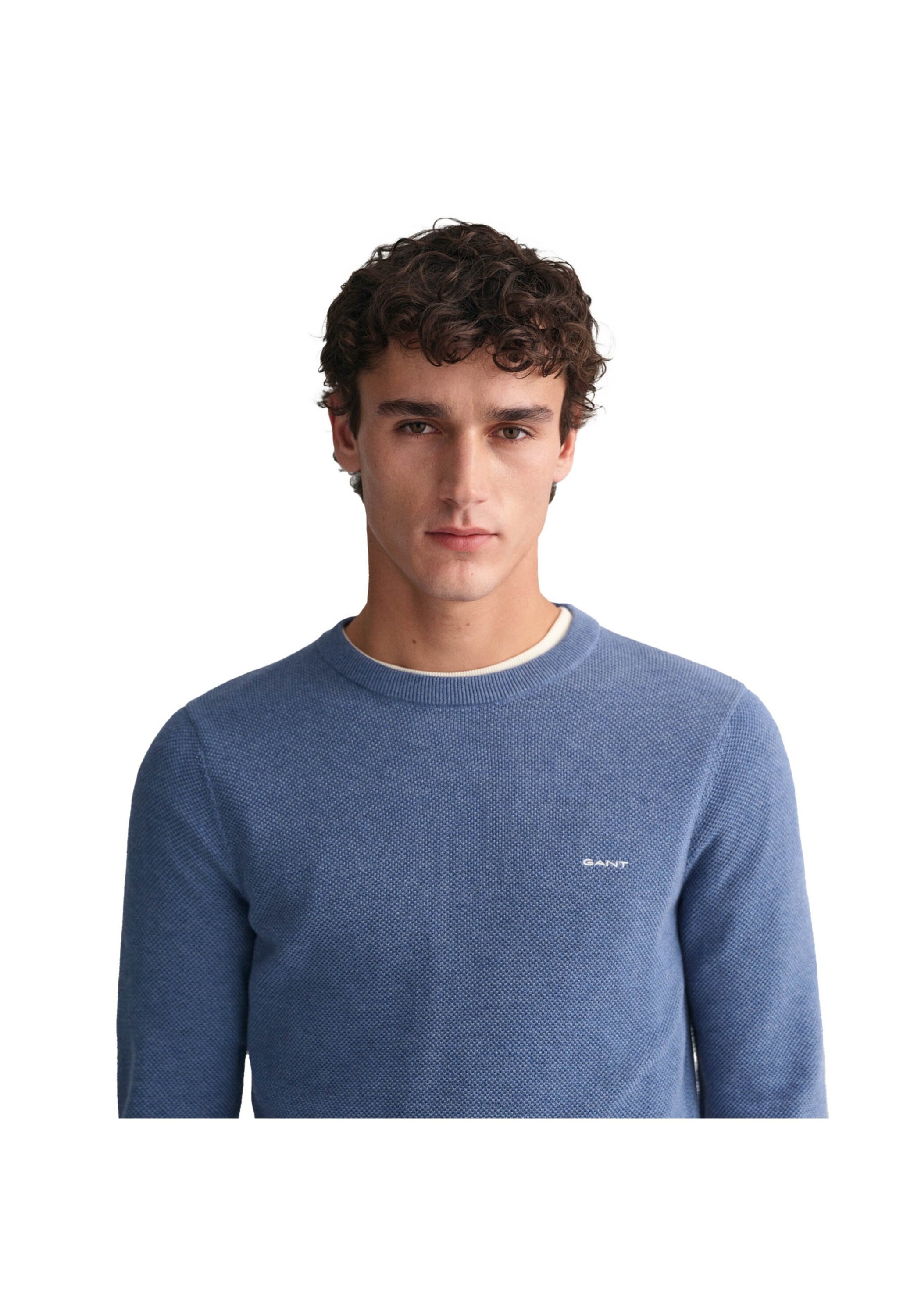 Gant Sweater »Strickpullover COTTON PIQUE C-NECK«