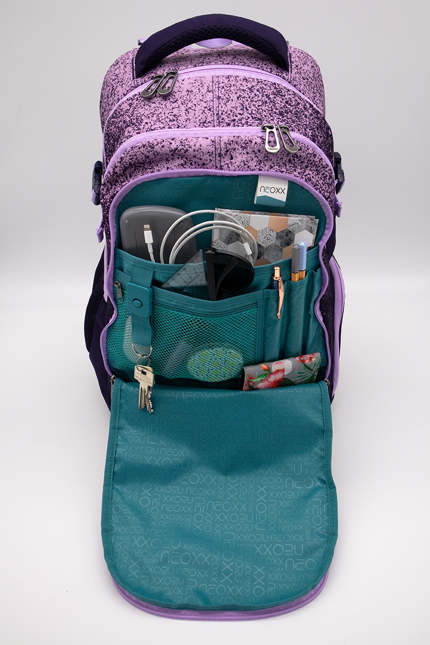 PET-Flaschen Details, BAUR perfect«, recycelten reflektierende Schulrucksack »Active, aus Glitterally neoxx |