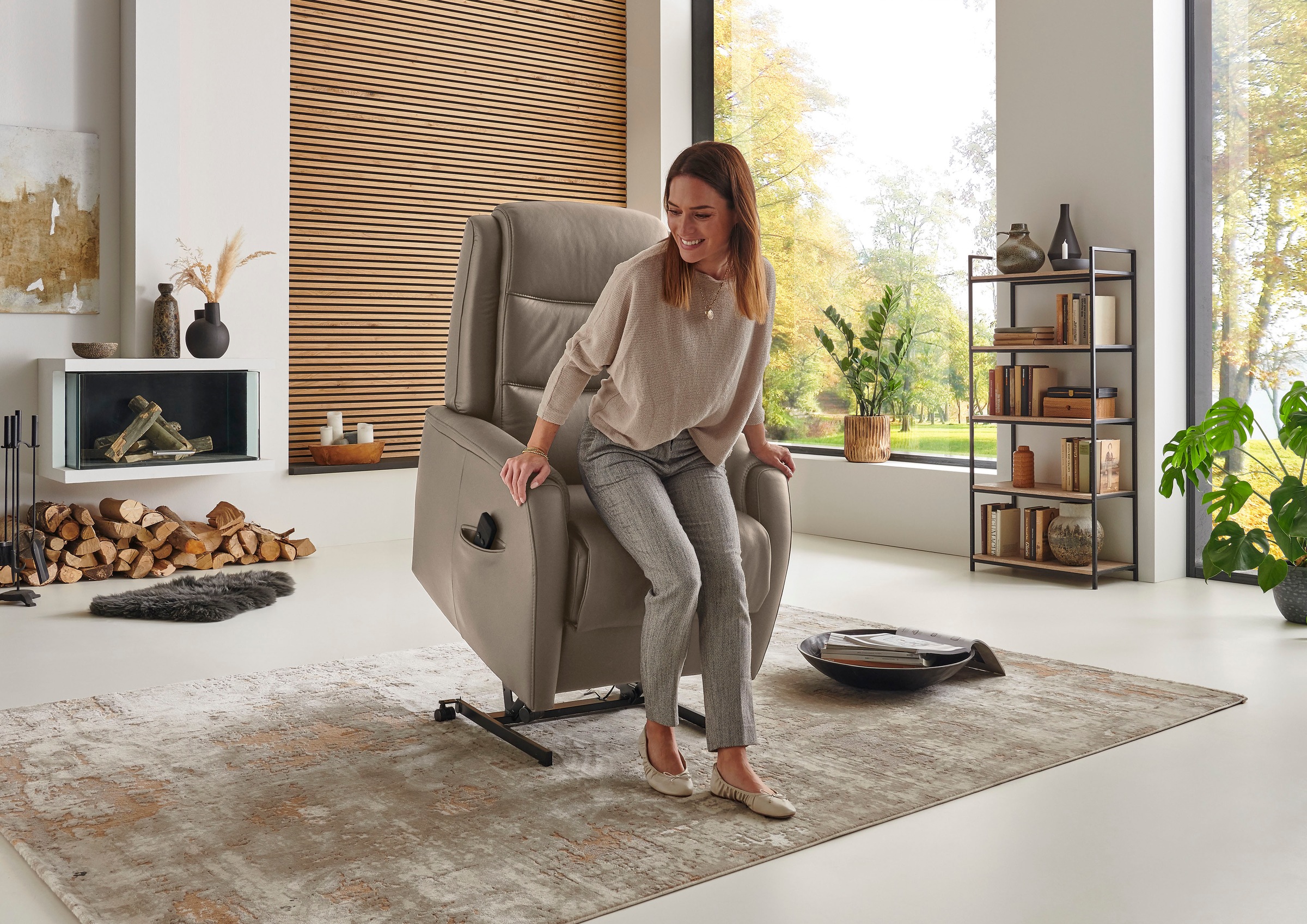 HUKLA Sessel "HU-RV15038" Wahlweise 1- oder 2-motorische Verstellung, inkl. günstig online kaufen